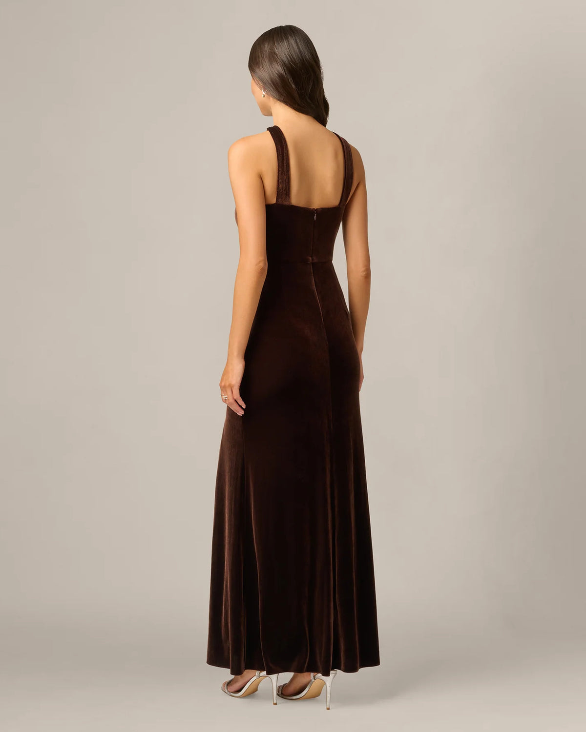 halter neck mermaid maxi mother of the bride dress - image 6