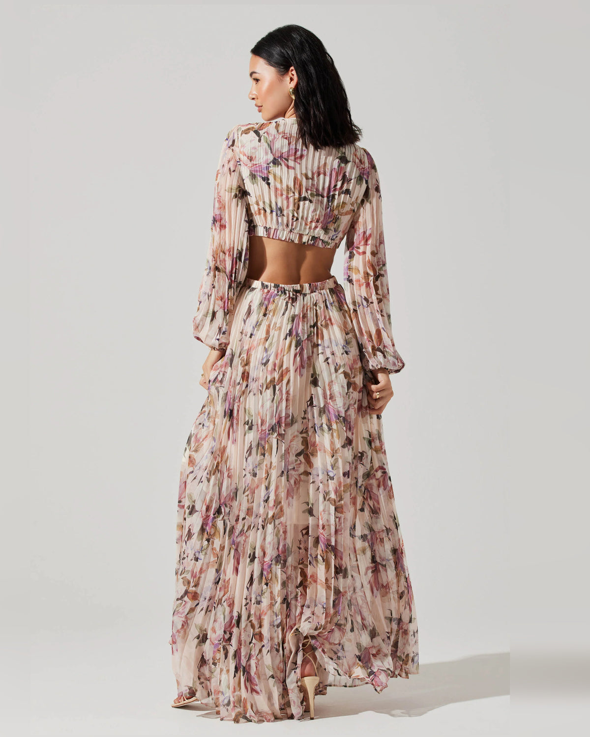 spaghetti strap a-line maxi formal dress - image 6