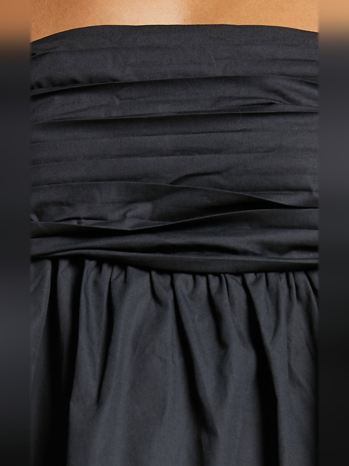 Black mini homecoming dress, alternate view showing the full-length profile