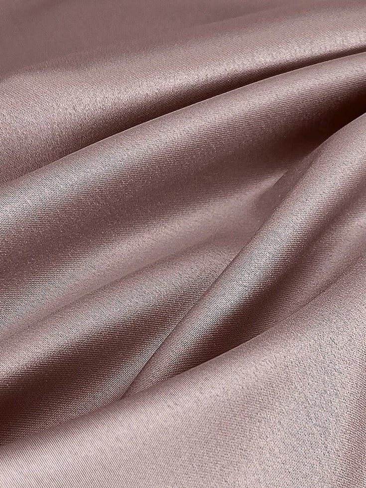 Blush Pink maxi prom dress, alternate view showing the full-length profile