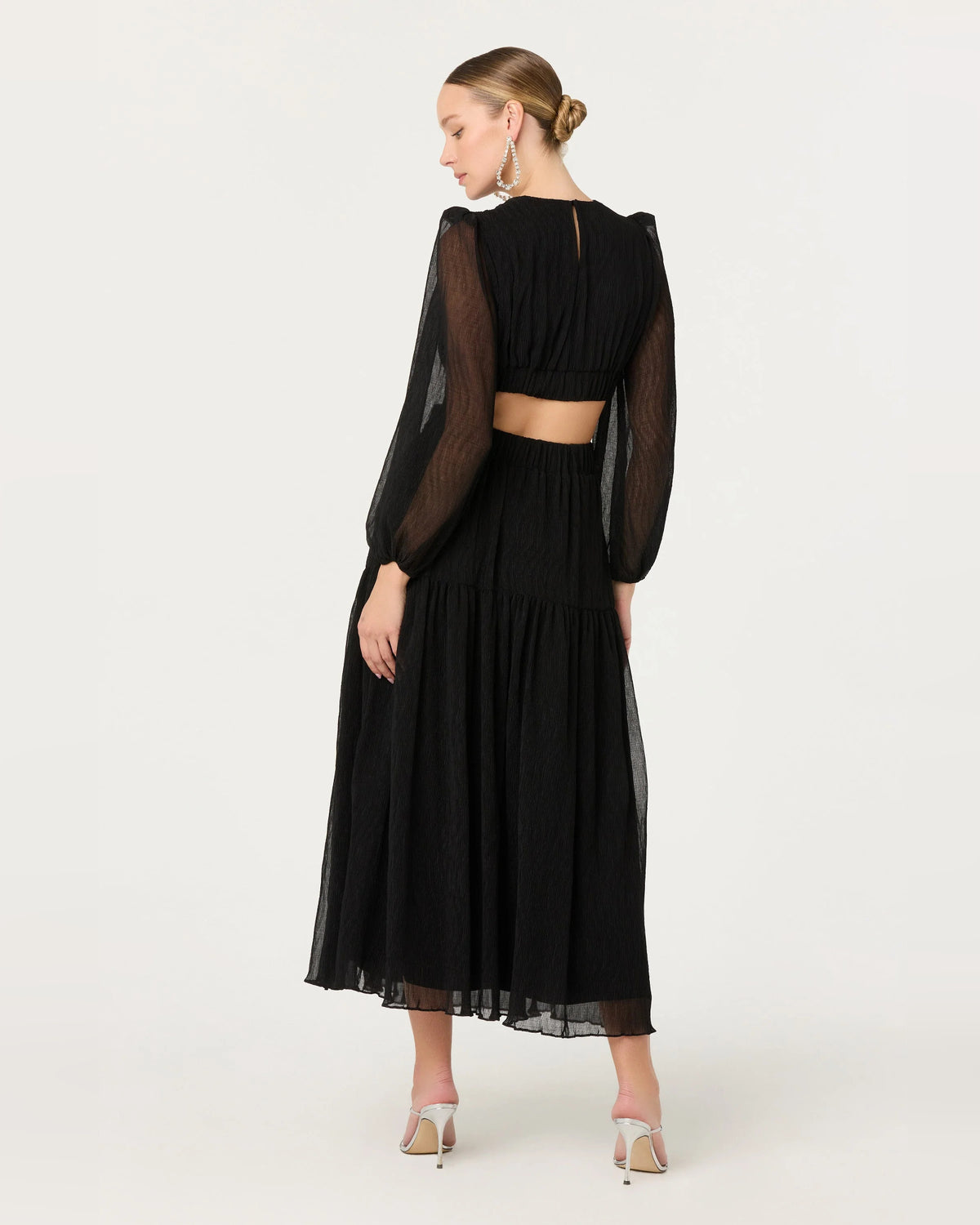 v-neck a-line maxi formal dress - image 6
