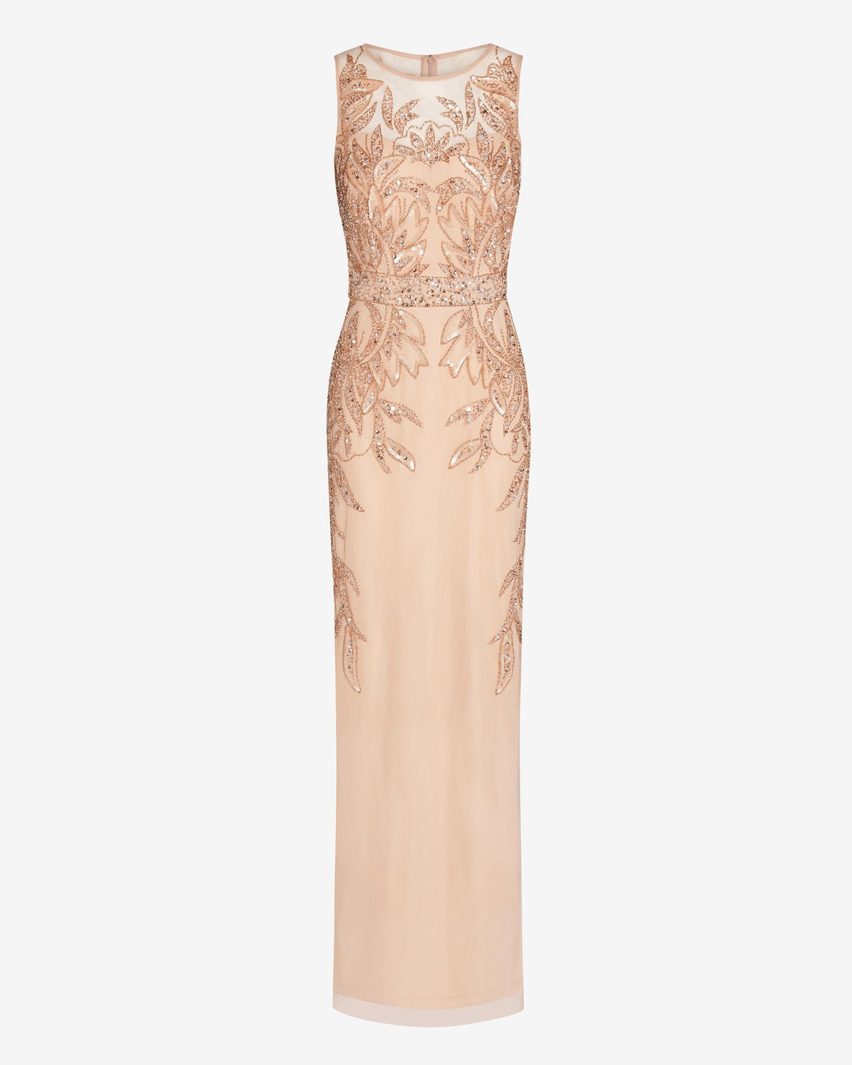 sleeveless sheath maxi mother of the bride dress - image 7