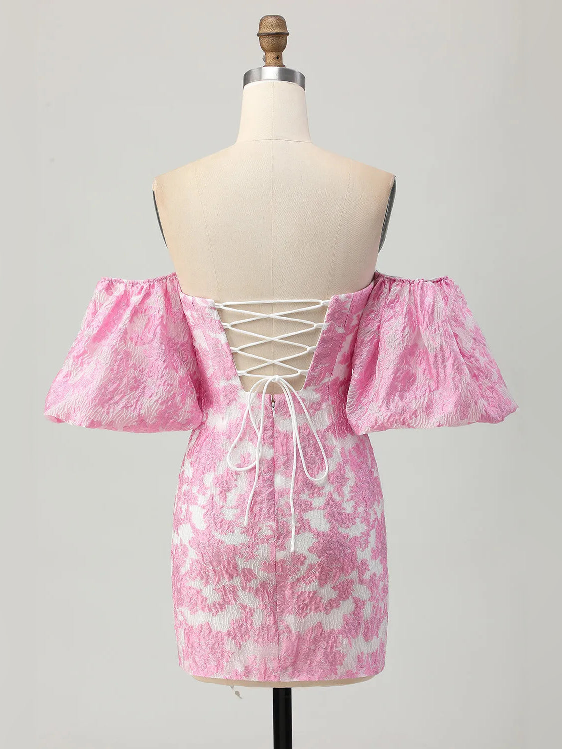 As Picture mini homecoming dress, alternate view showing the full-length silhouette from another angle