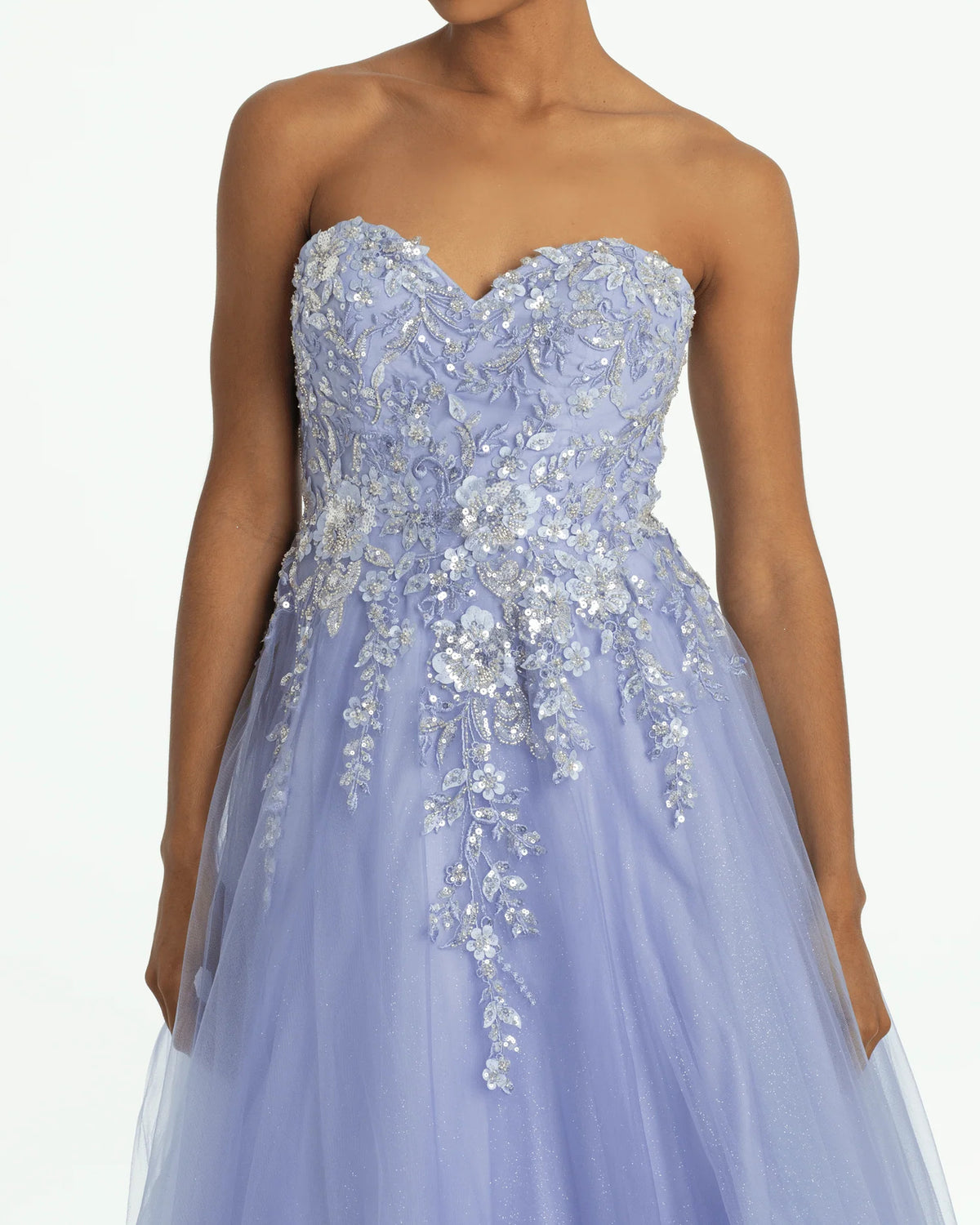 sweetheart ball-gown floor-length prom dress - image 7