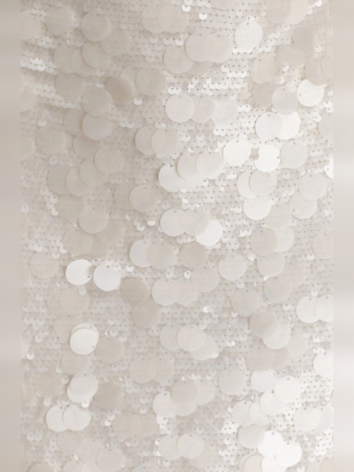 Ivory mini homecoming dress, alternate view showing the full-length silhouette