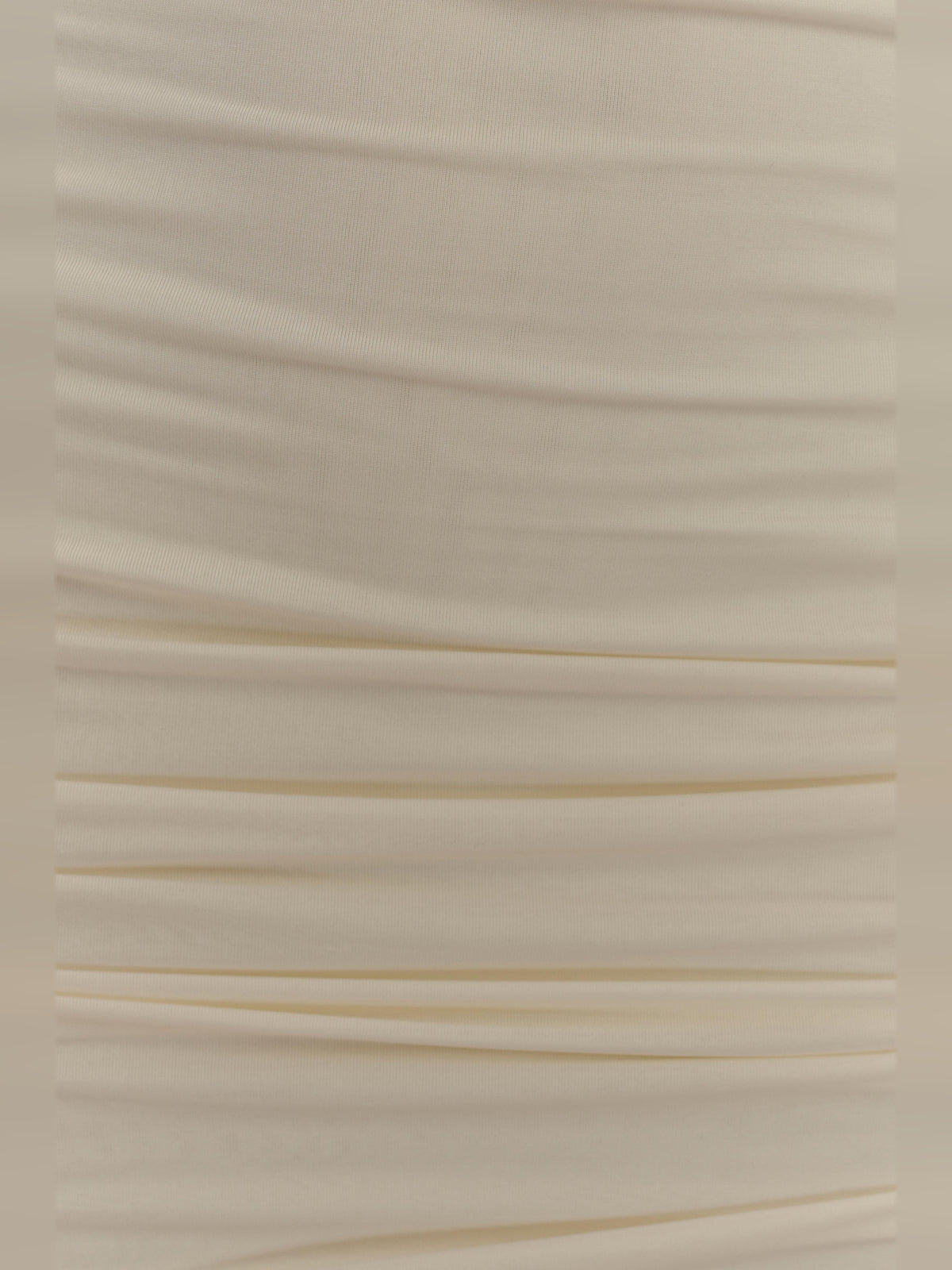 Ivory mini homecoming dress, alternate view showing the full-length silhouette
