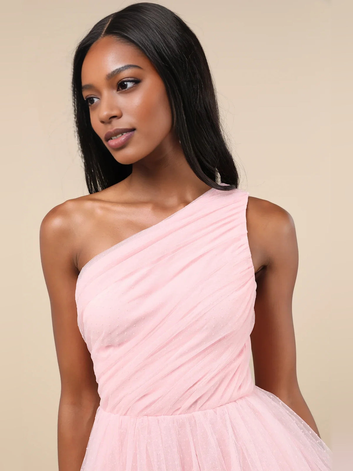 Blue Velvet mini homecoming dress, alternate view showing the full-length silhouette from another angle