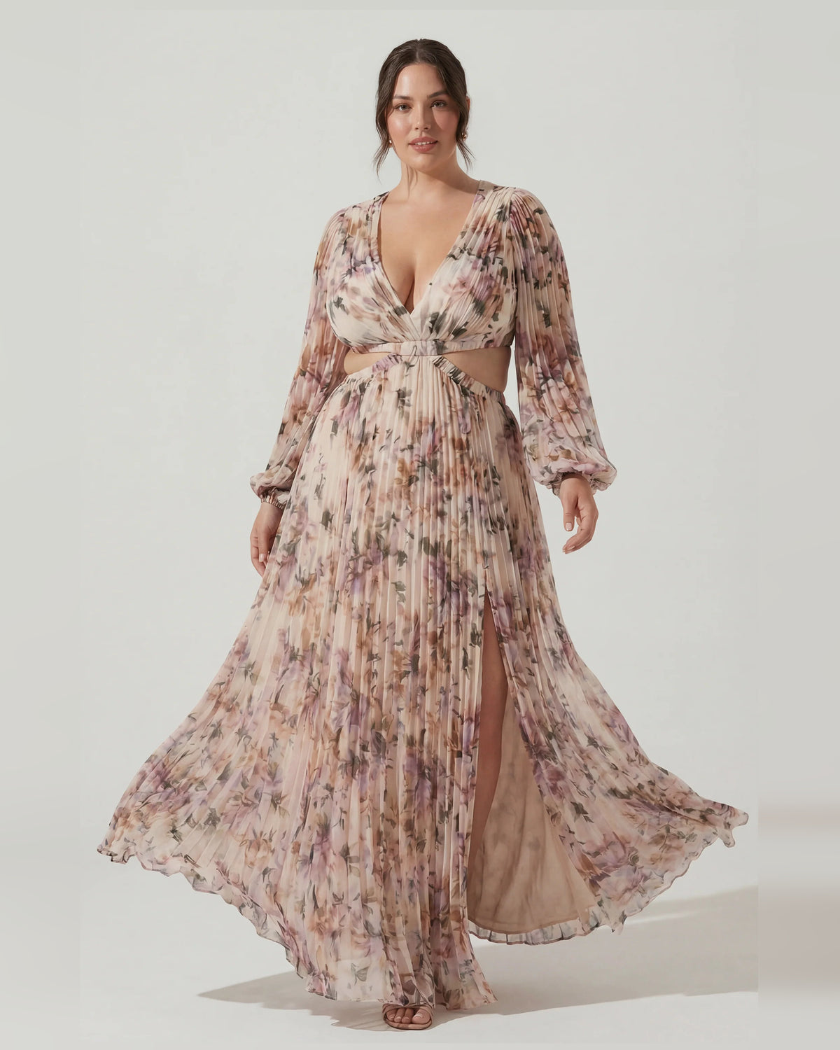 spaghetti strap a-line maxi formal dress - image 8
