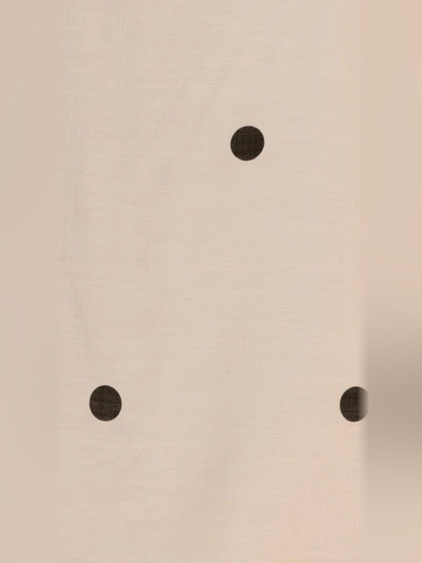 Cream mini homecoming dress, alternate view showing the bodice and skirt from another angle