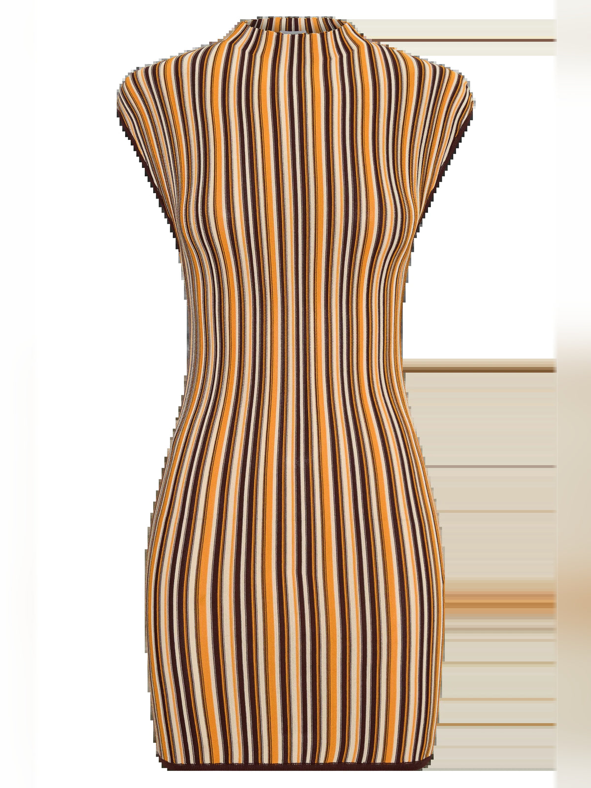 Chocolate mini homecoming dress, alternate view showing the bodice and skirt from another angle