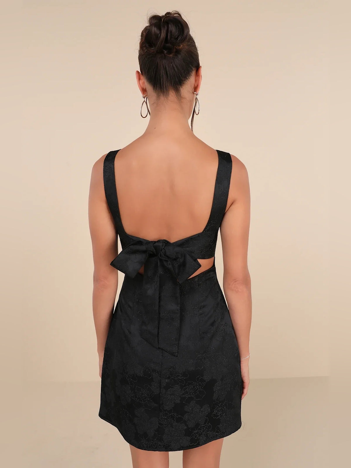 Blue Velvet mini homecoming dress, alternate view showing the bodice and skirt