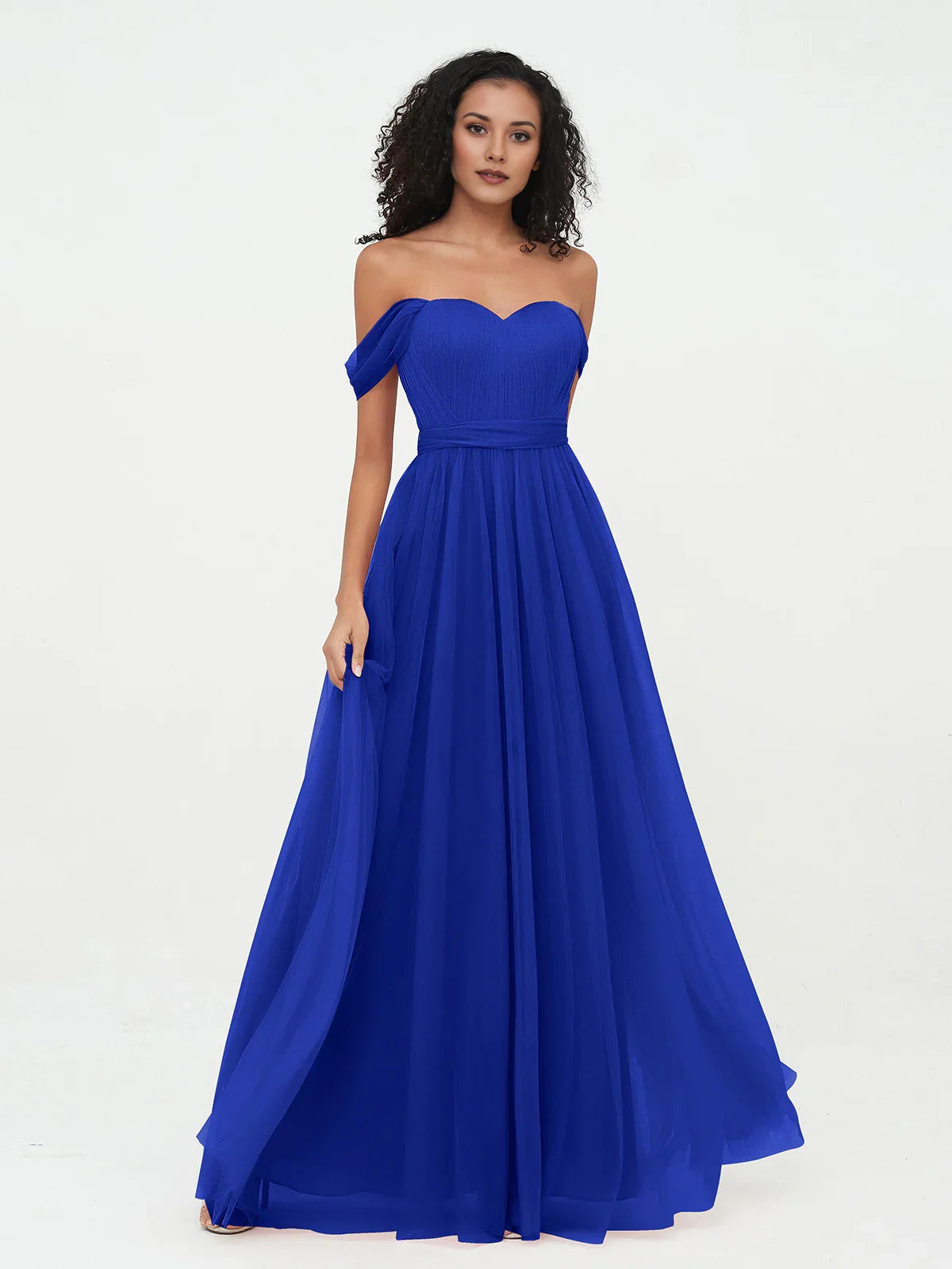 Dark Green short bridesmaid dress, alternate view showing the bodice and skirt