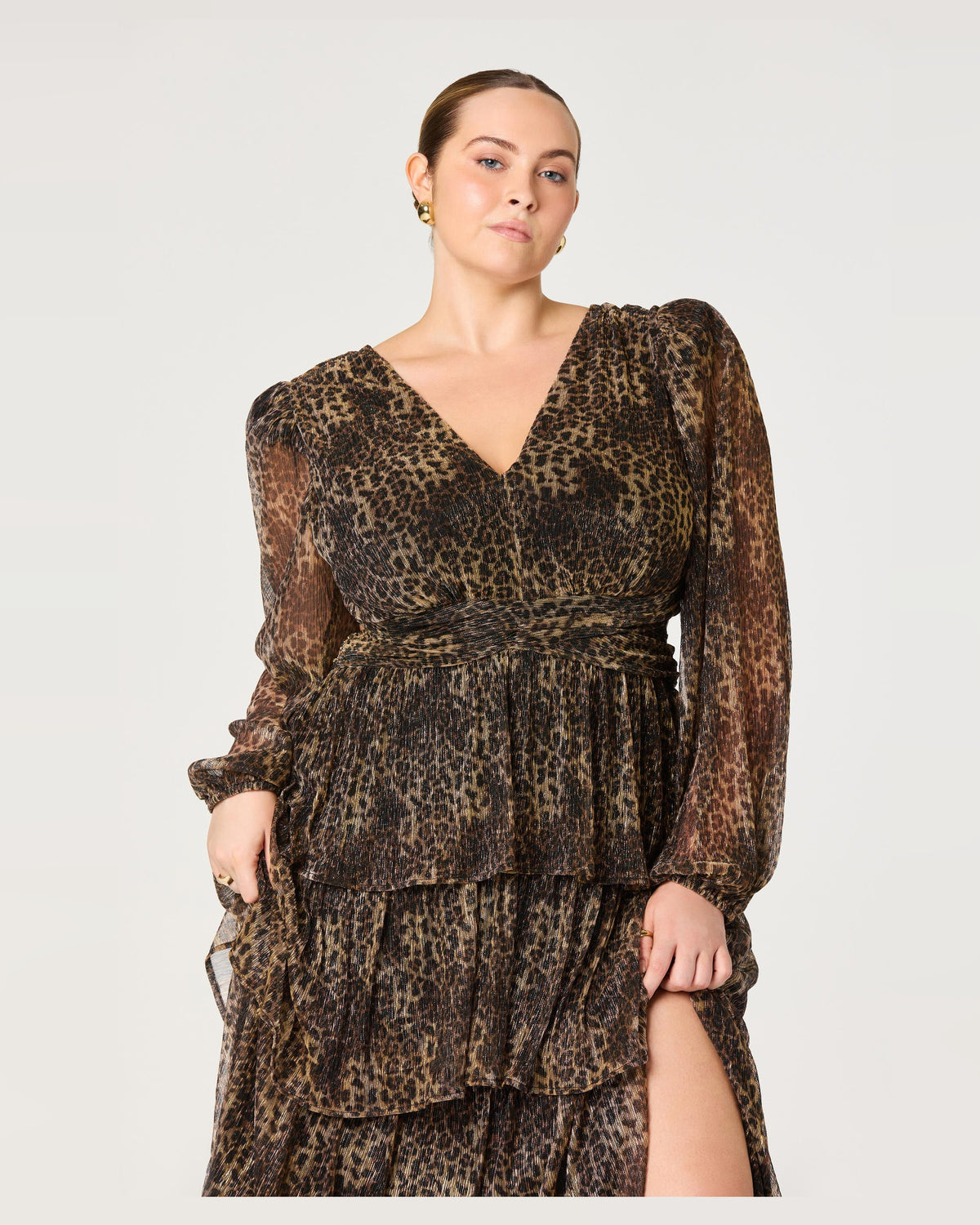 spaghetti strap a-line maxi formal dress - image 9