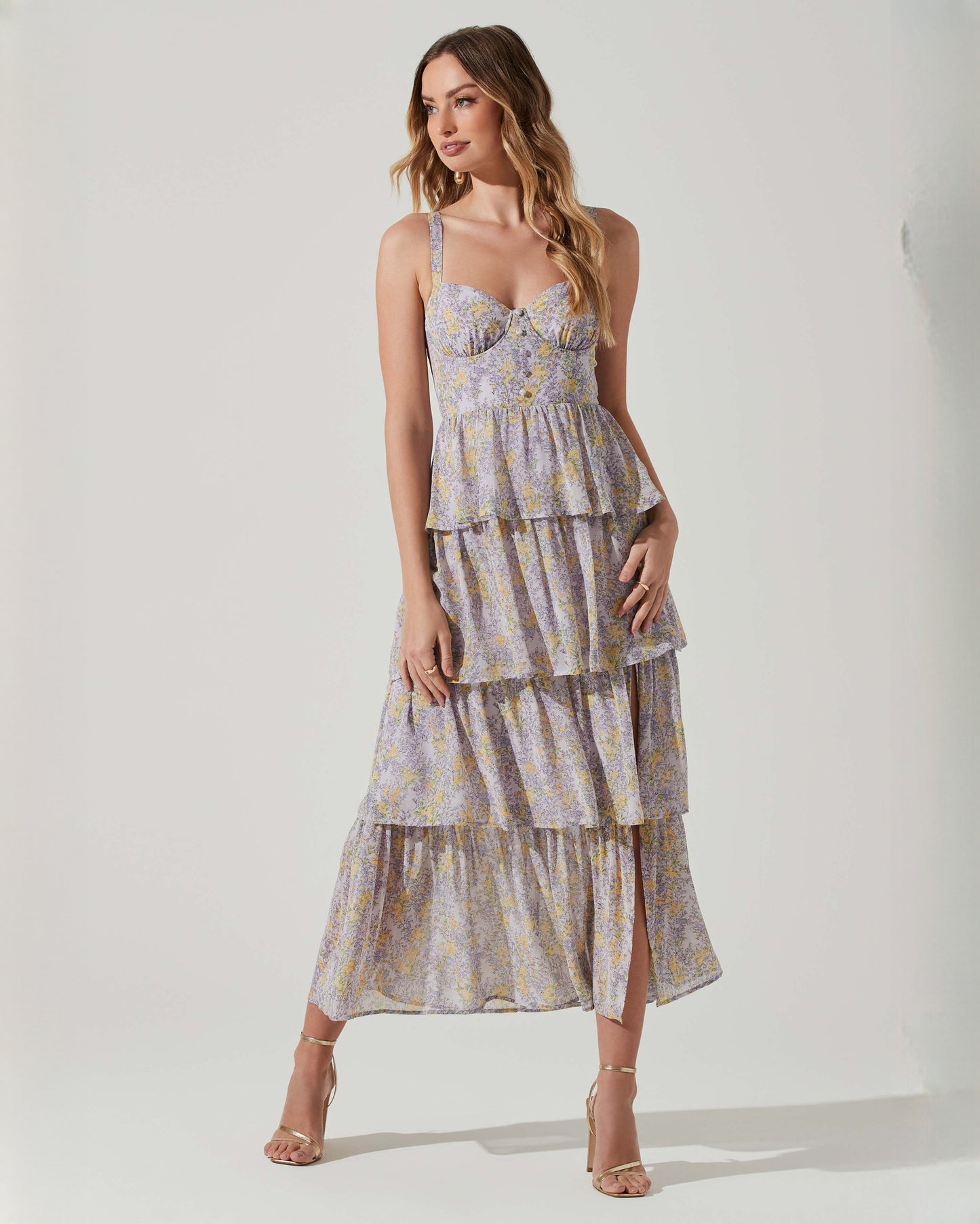 Elegant Special Occasion Sleeveless Chiffon A-Line Maxi Bridesmaid Dress