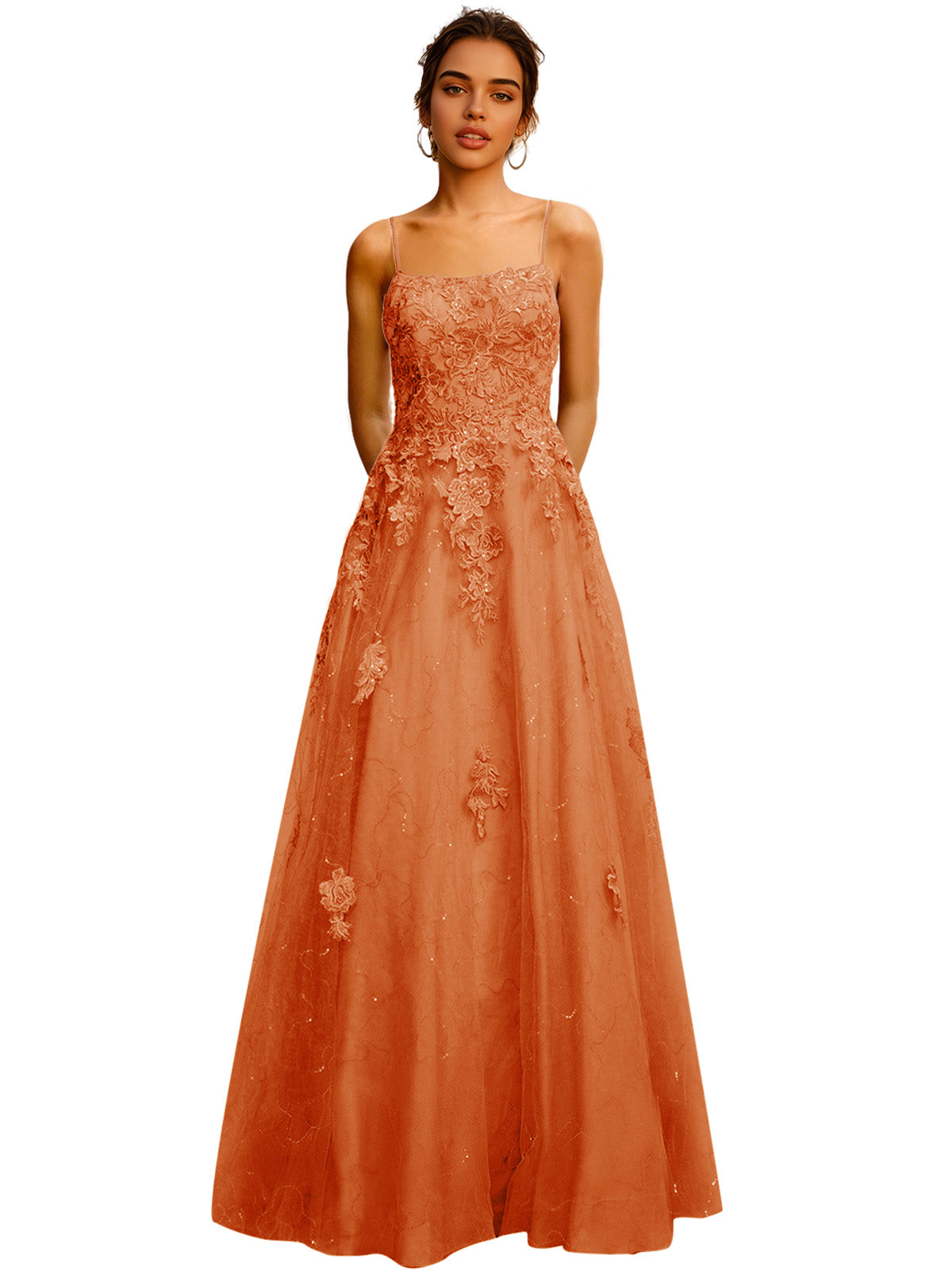 Strapless Lace Ball Gown Prom Dress with Corset Bodice and Full Dress
