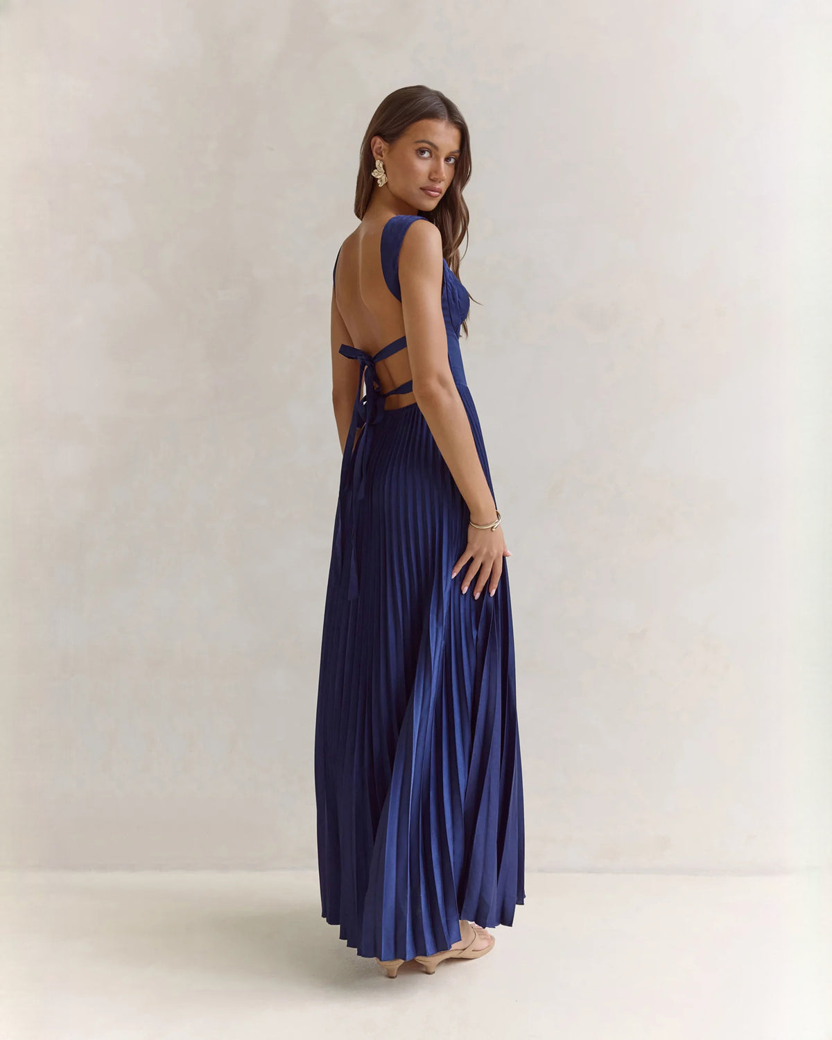 Timeless Formal Evening Sleeveless Chiffon A-Line Maxi Bridesmaid Dress