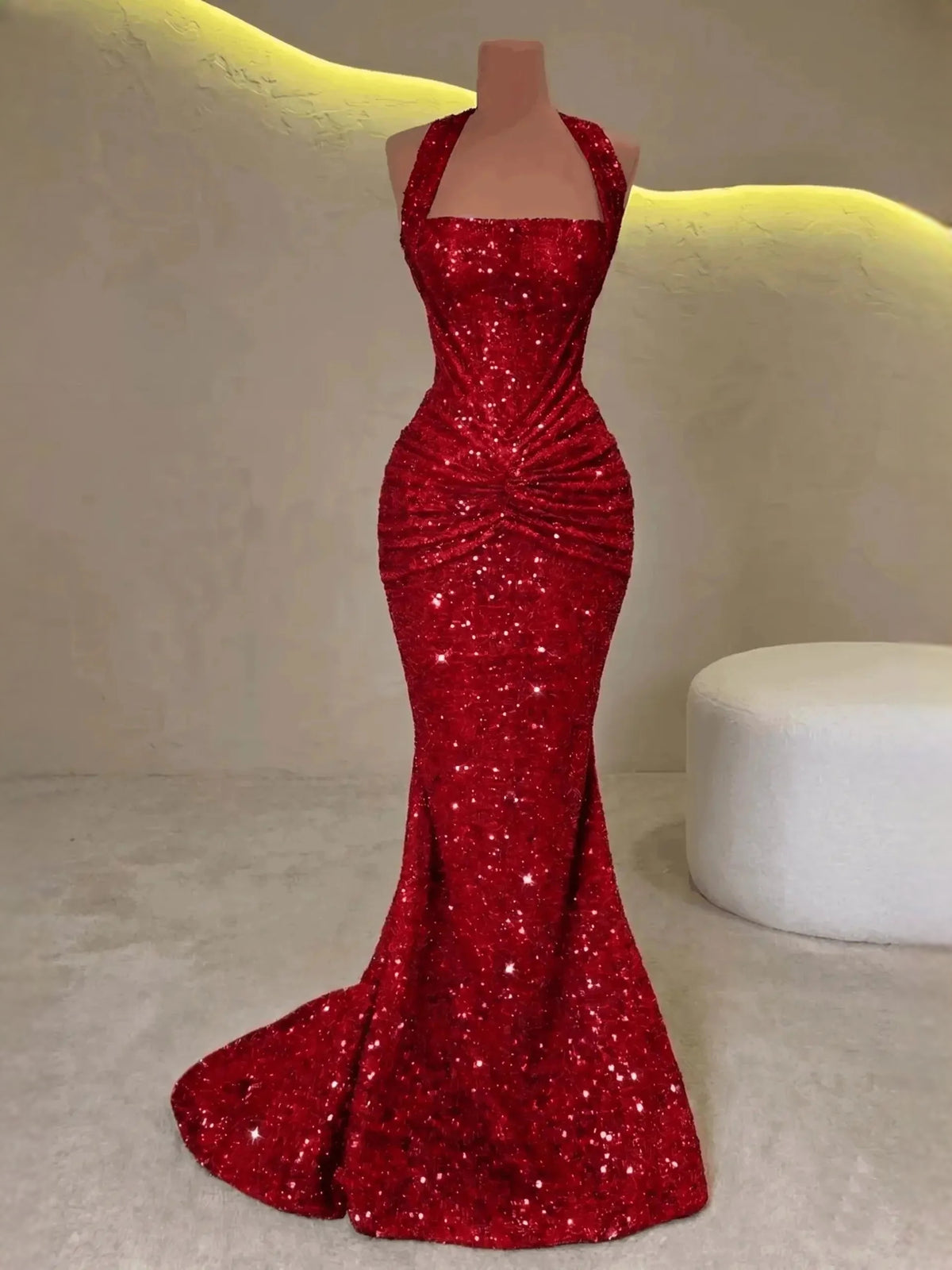 Corset Side-Slit Slit Sweetheart Mermaid Floor-Length Tulle Prom Dress for Evening Event