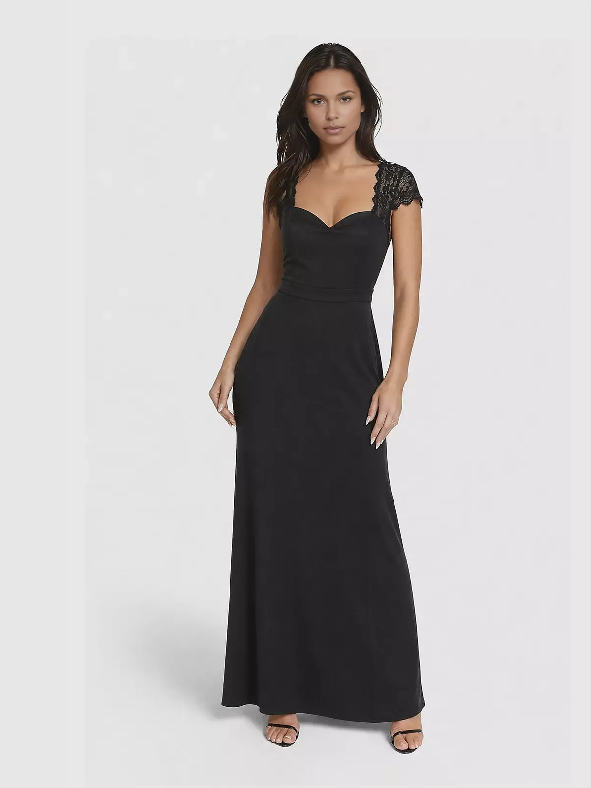 Draped Bow Sweetheart A-Line Floor-Length Chiffon Bridesmaid Dress for Wedding Ceremony