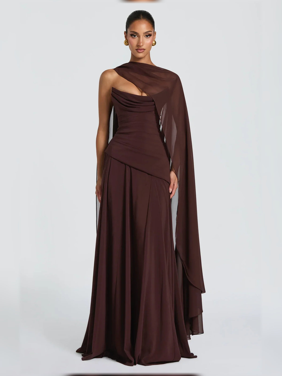 Strapless Corset Lace-Up Back Floor-Length Formal Dress