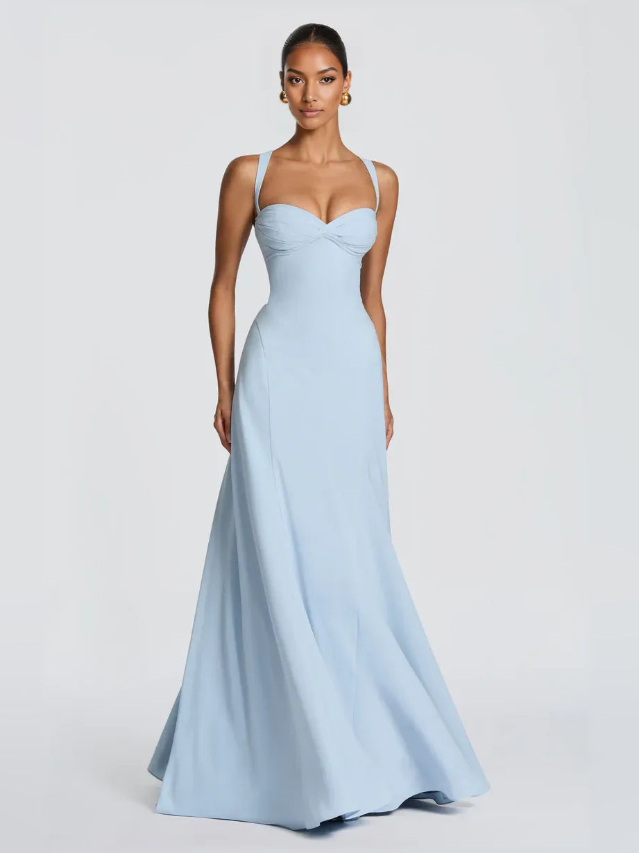 Sweetheart Corset A-Line Floor-Length Elegant Formal Dress