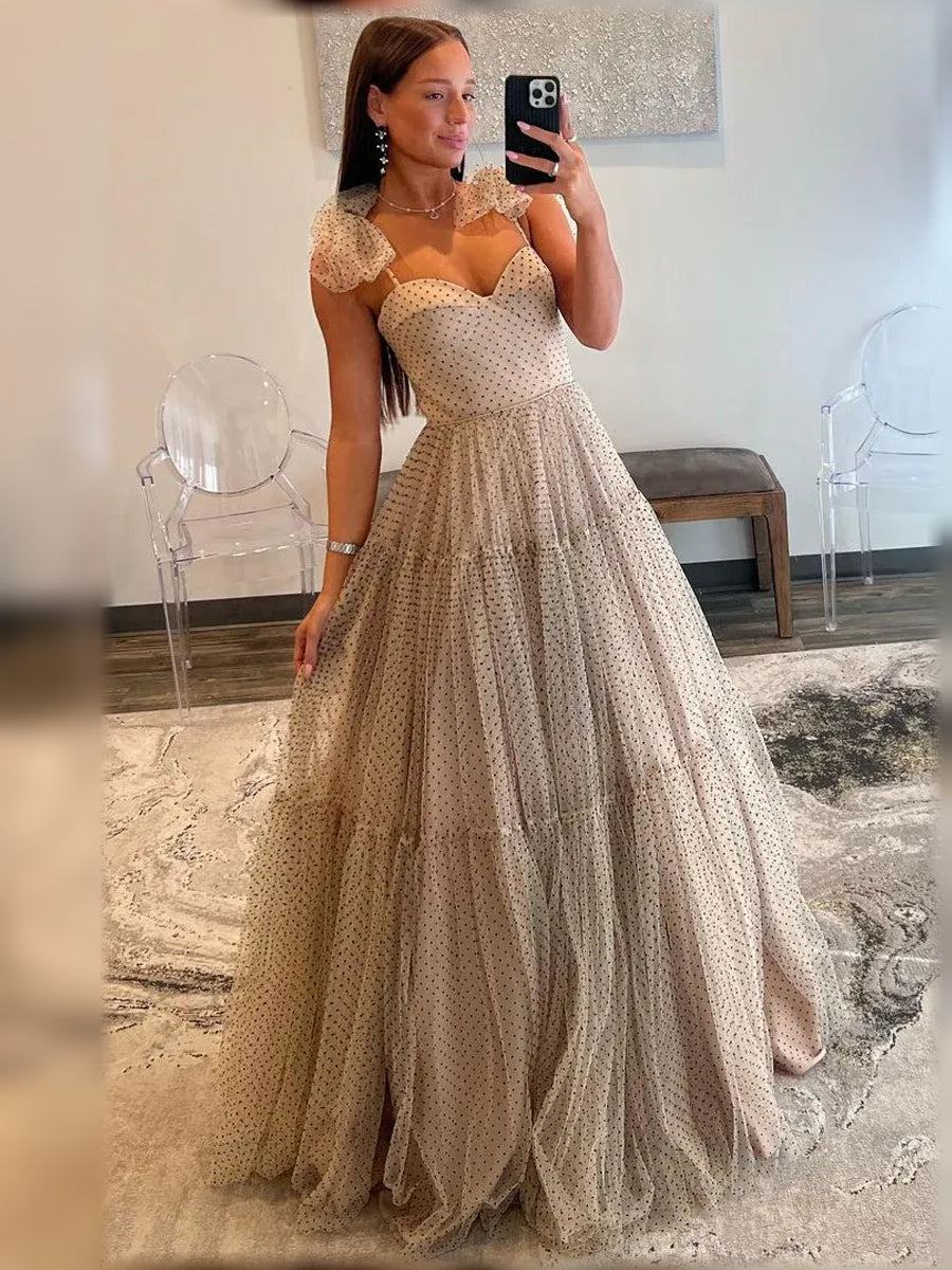 Sweetheart Tiered Ruffles Floor-Length Formal Dress