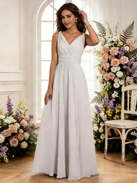 low open back bridesmaid dress details