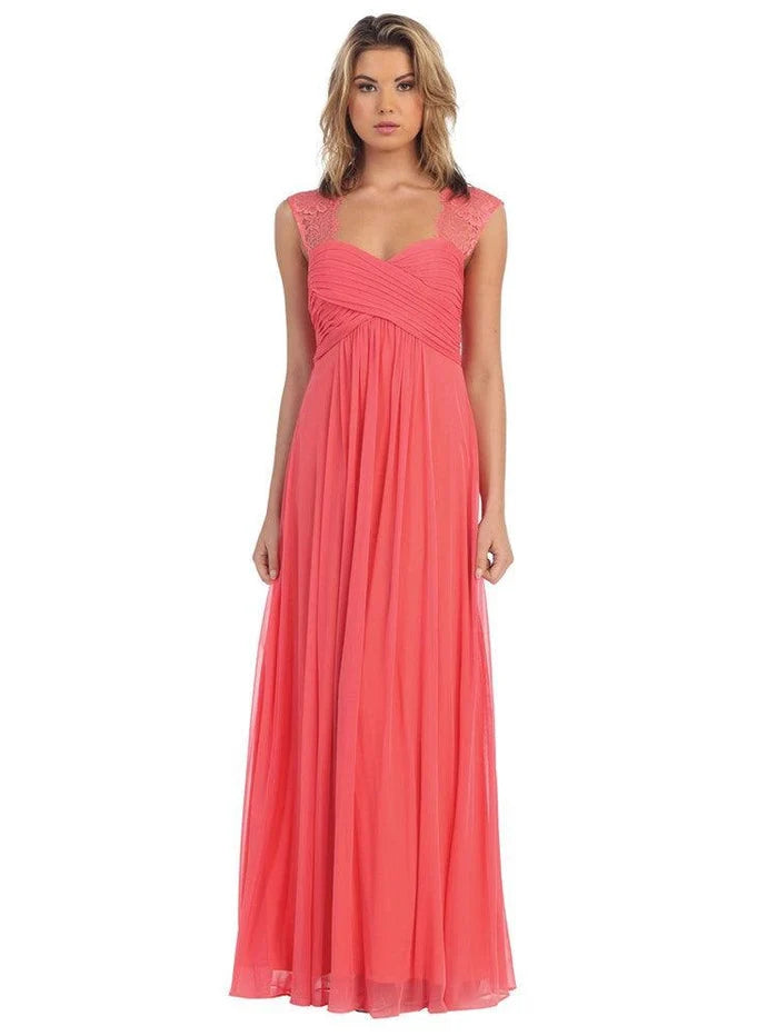 Sweetheart A-Line Maxi Chiffon Bridesmaid Dress for Bridal Party