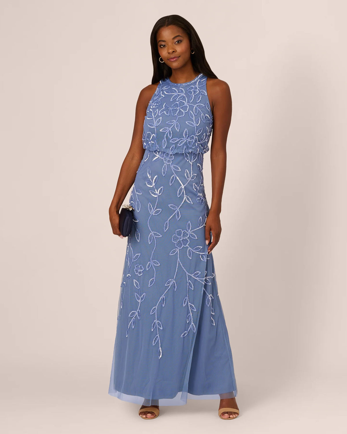 Sleeveless Mermaid Maxi Mother of the Bride Dress for Formal Reception