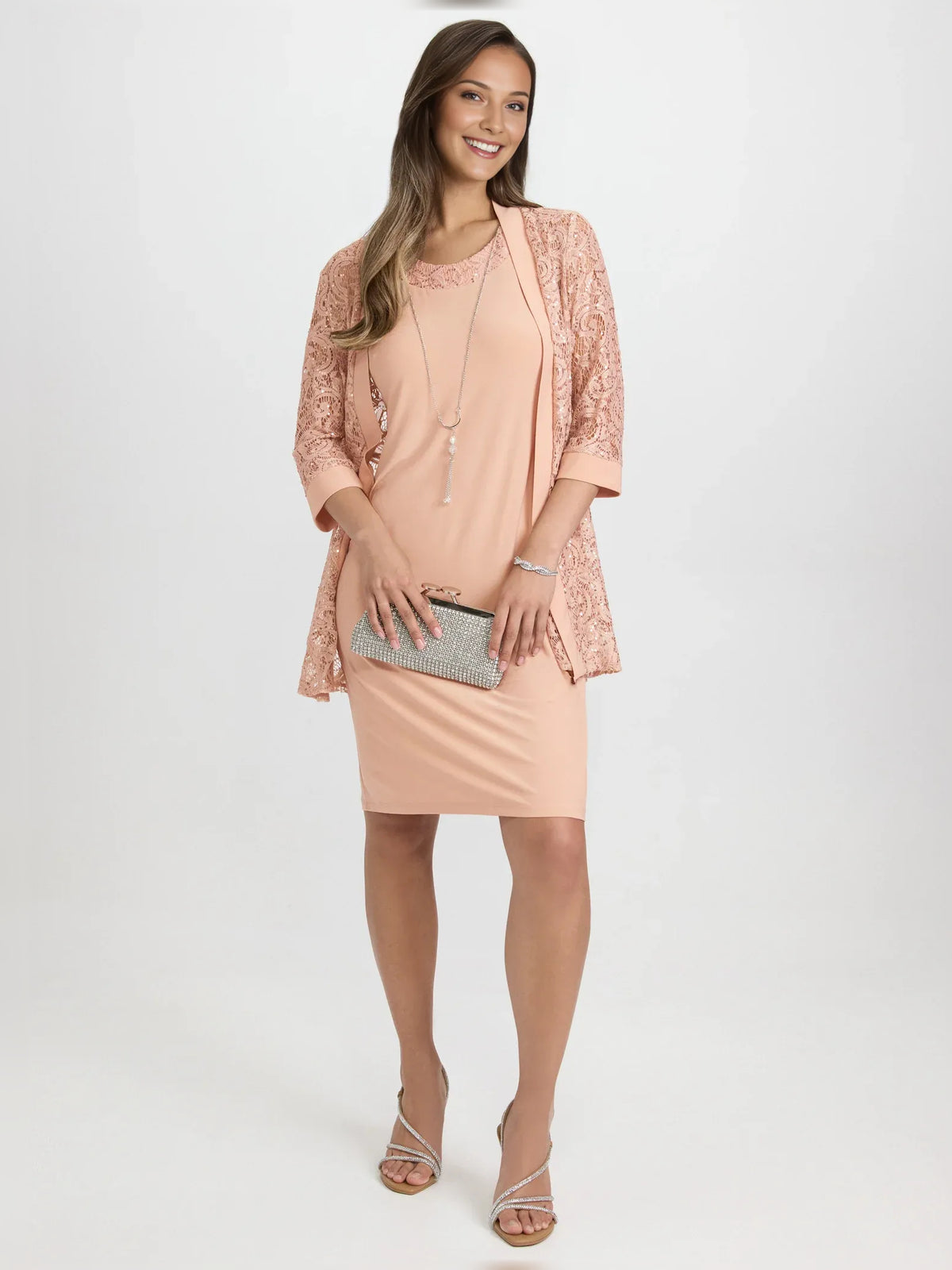 Ruched Halter Neck A-Line Midi Jersey Mother of the Bride Dress for Formal Reception