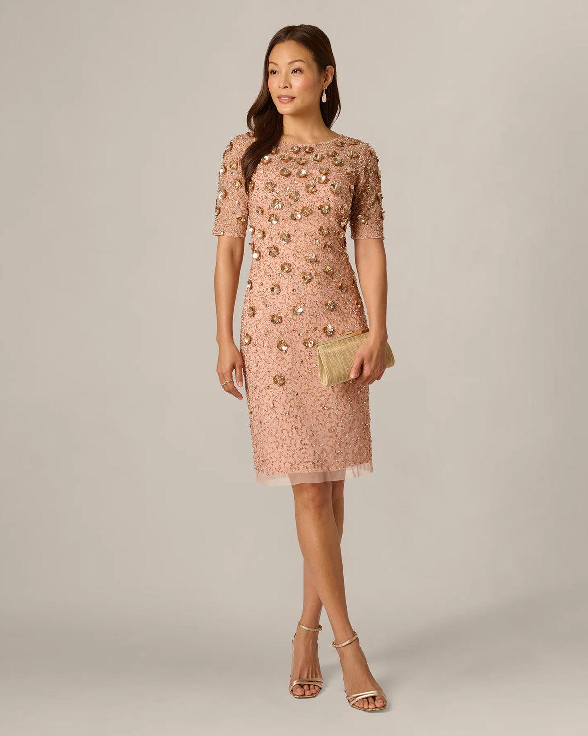 A-Line Maxi Mother of the Bride Dress for Destination Wedding
