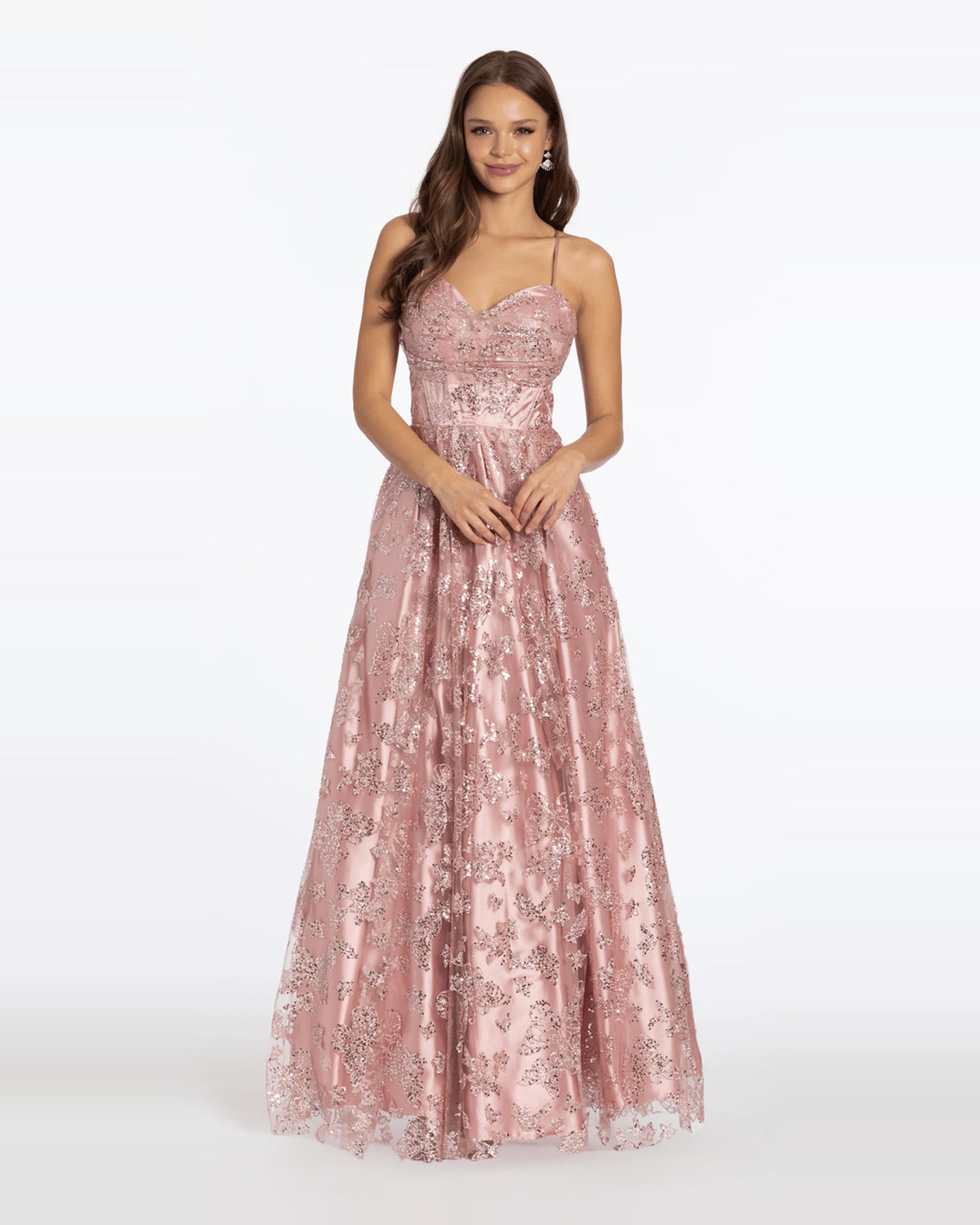 Pleated Draped Sweetheart Ball-Gown Maxi Prom Dress for Ballroom Event