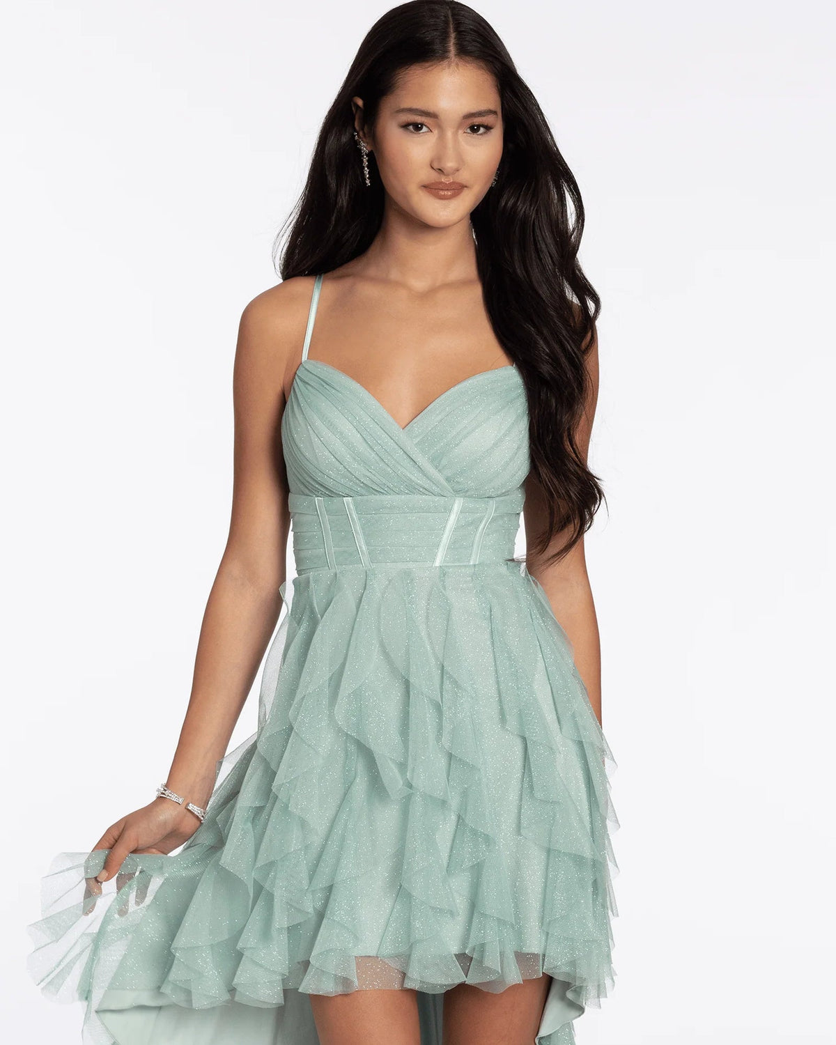 sweetheart a-line maxi homecoming dress - image 6