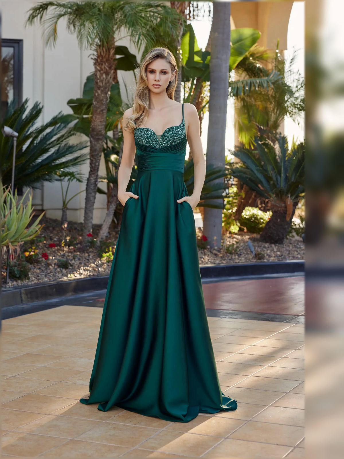 Sweetheart Ruching A-Line Floor-Length Formal Dress