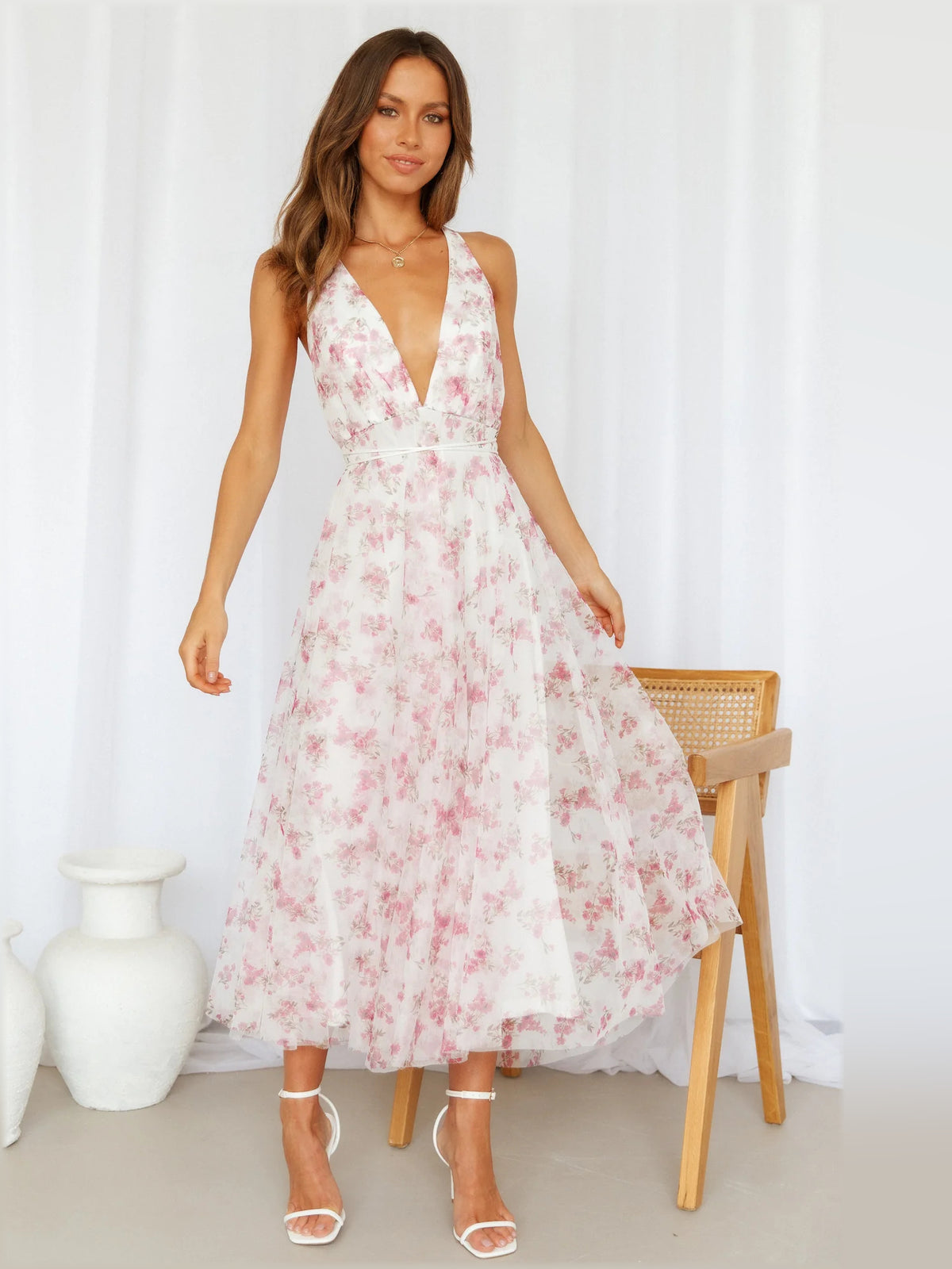 Fly With Me Girl Midi Formal Dress