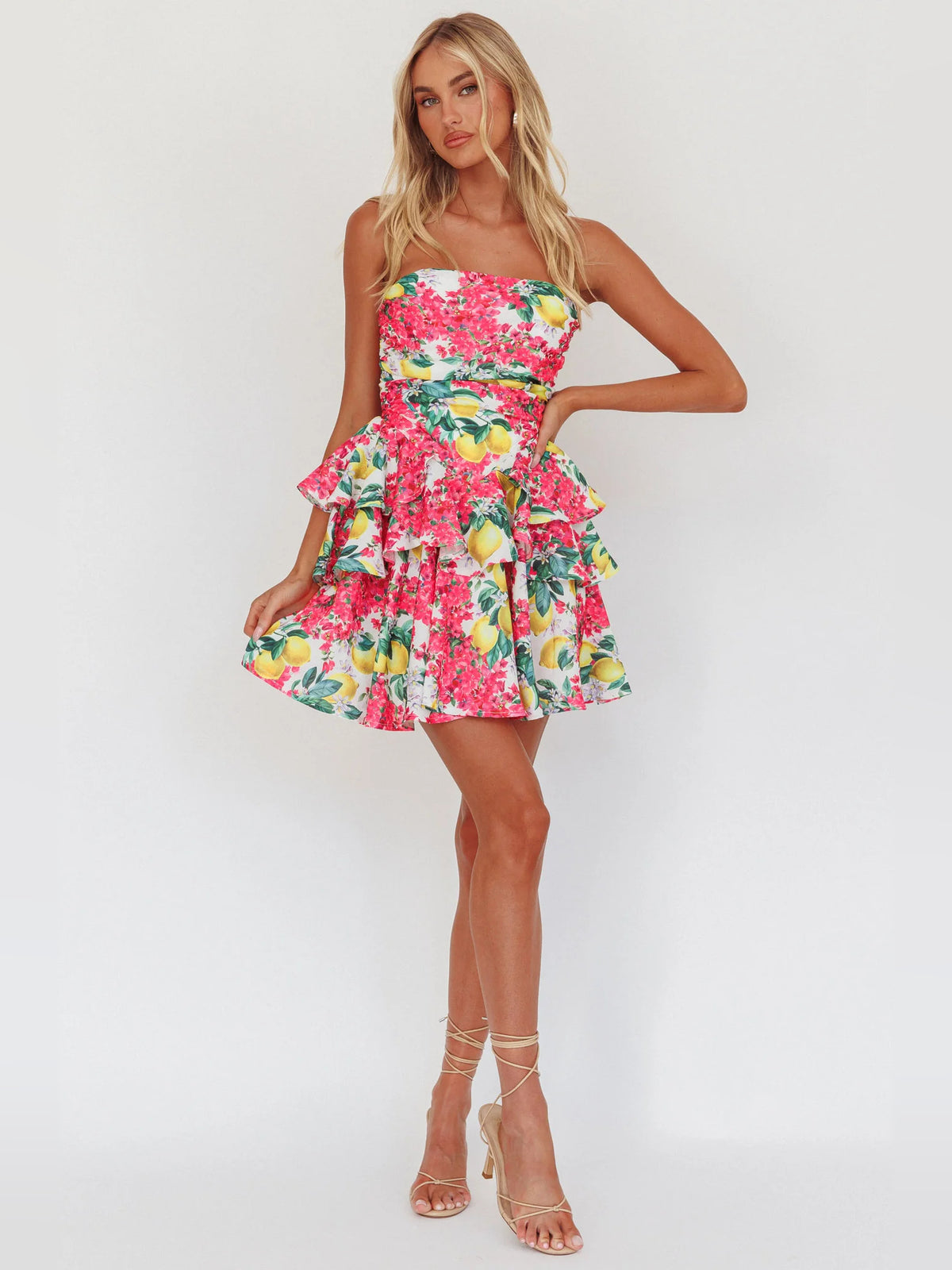 Layered Mini Homecoming Dress for Cocktail Event