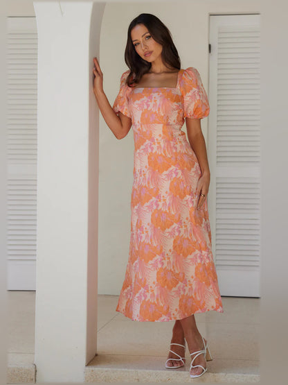 Springtime Calling Midi Formal Dress
