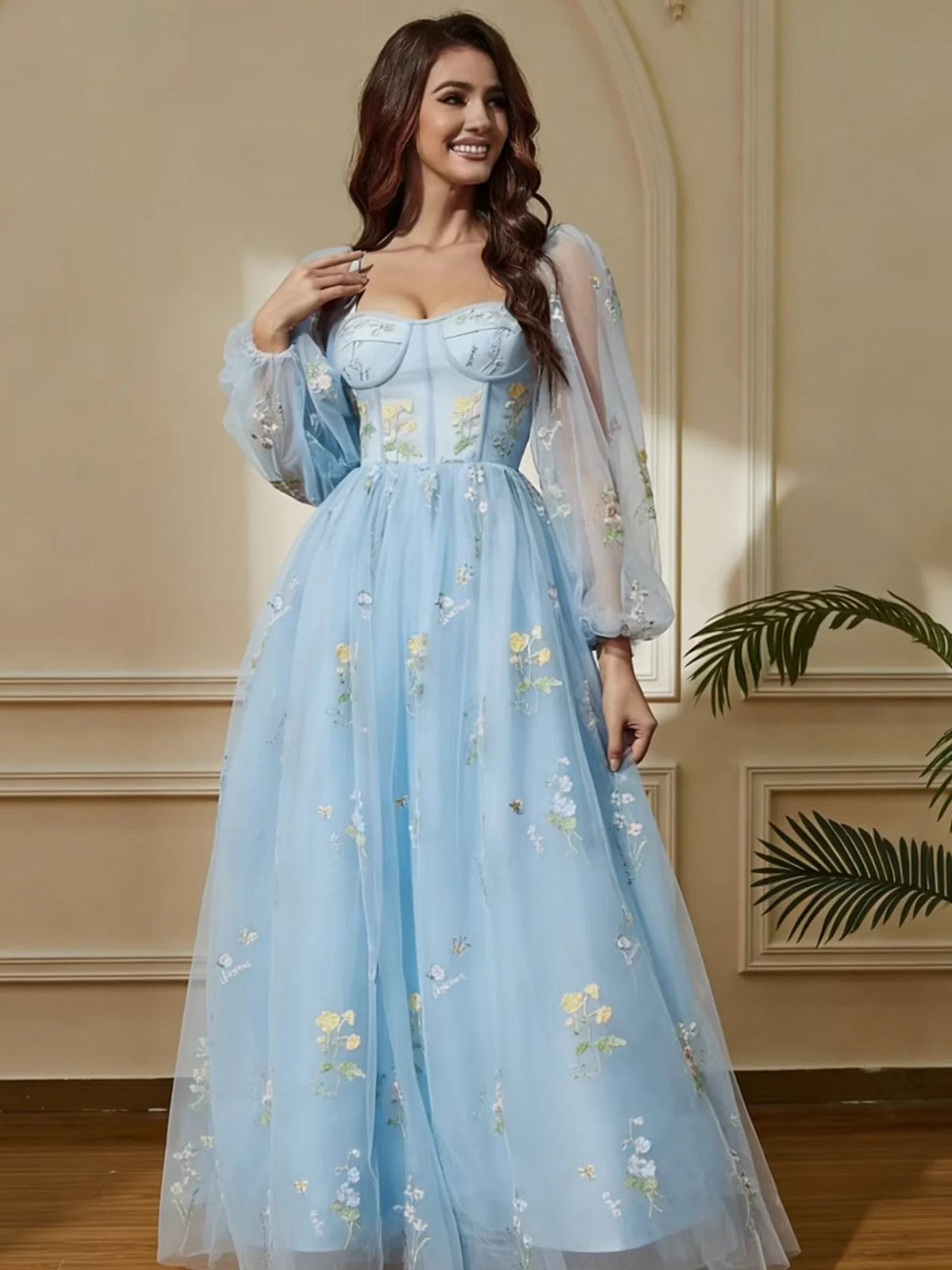 Sweetheart A-Line Midi Prom Dress for Spring Formal