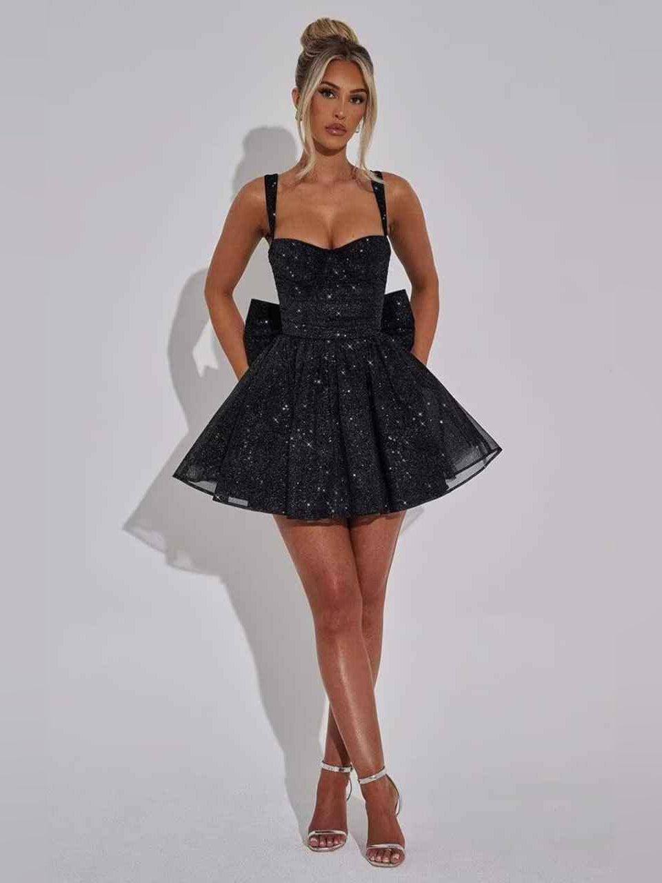 Corset Bow Sweetheart A-Line Mini Homecoming Dress for Reception Party
