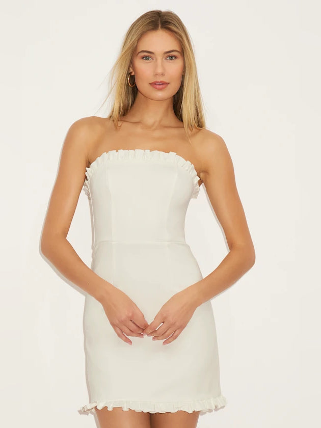 Strapless Mini Homecoming Dress for Opera Evening