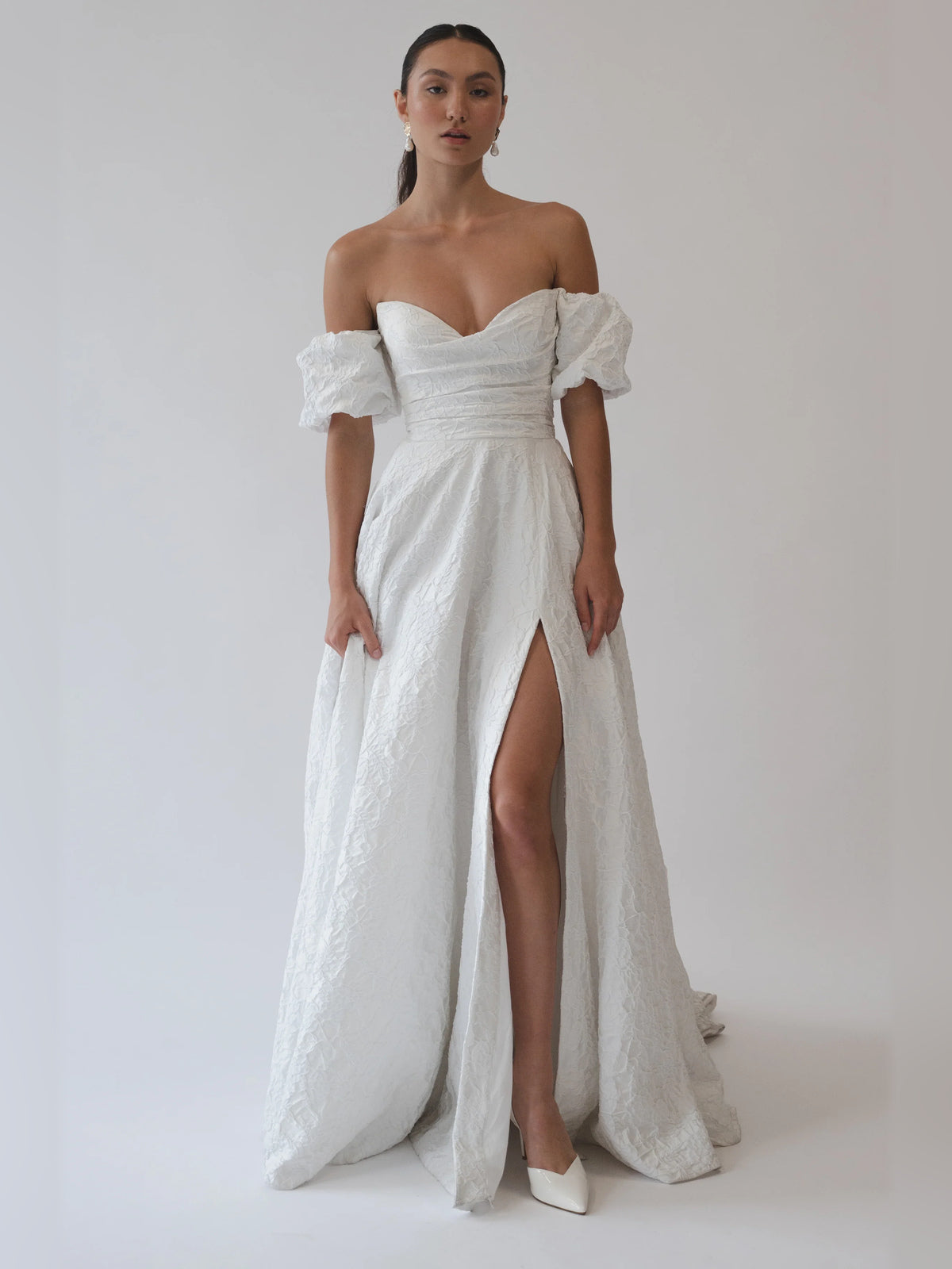 Cowl Neck Ball-Gown Floor-Length Formal Dress for Evening Event
