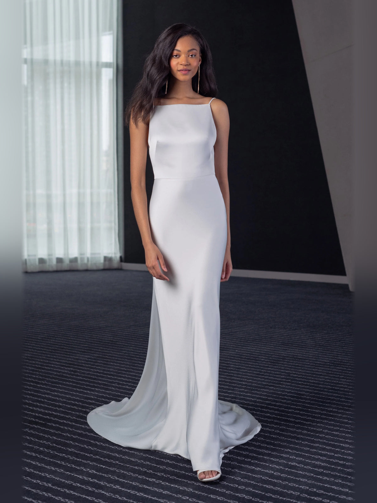 A-Line Floor-Length Formal Dress for Graduation