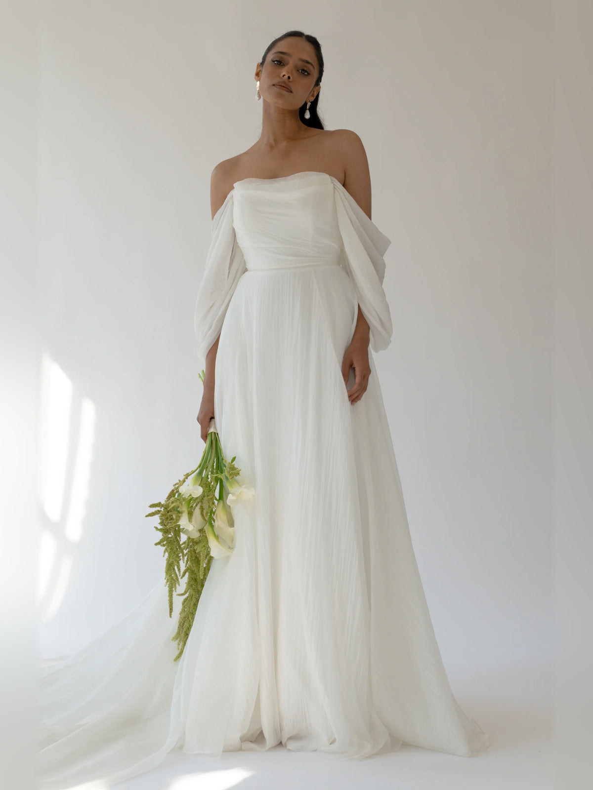 A-Line Floor-Length Formal Dress for Black Tie Wedding
