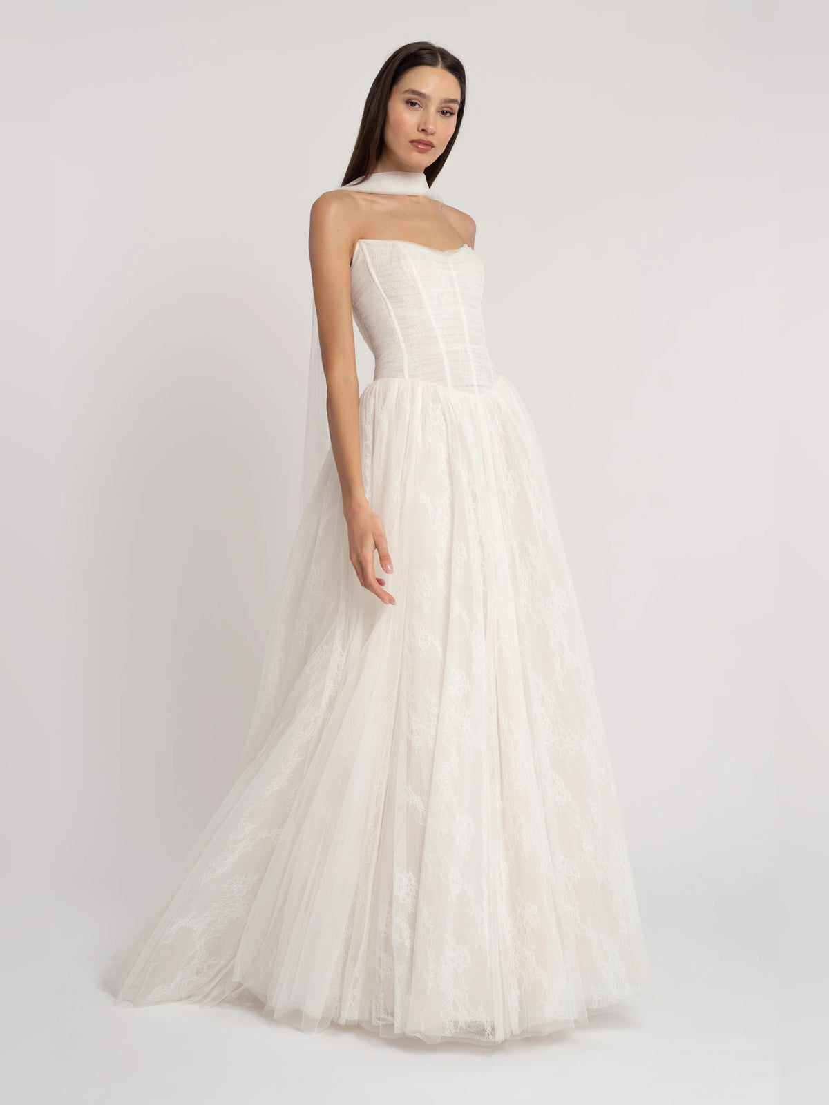 Sweetheart Ball-Gown Floor-Length Formal Dress for Rehearsal Dinner