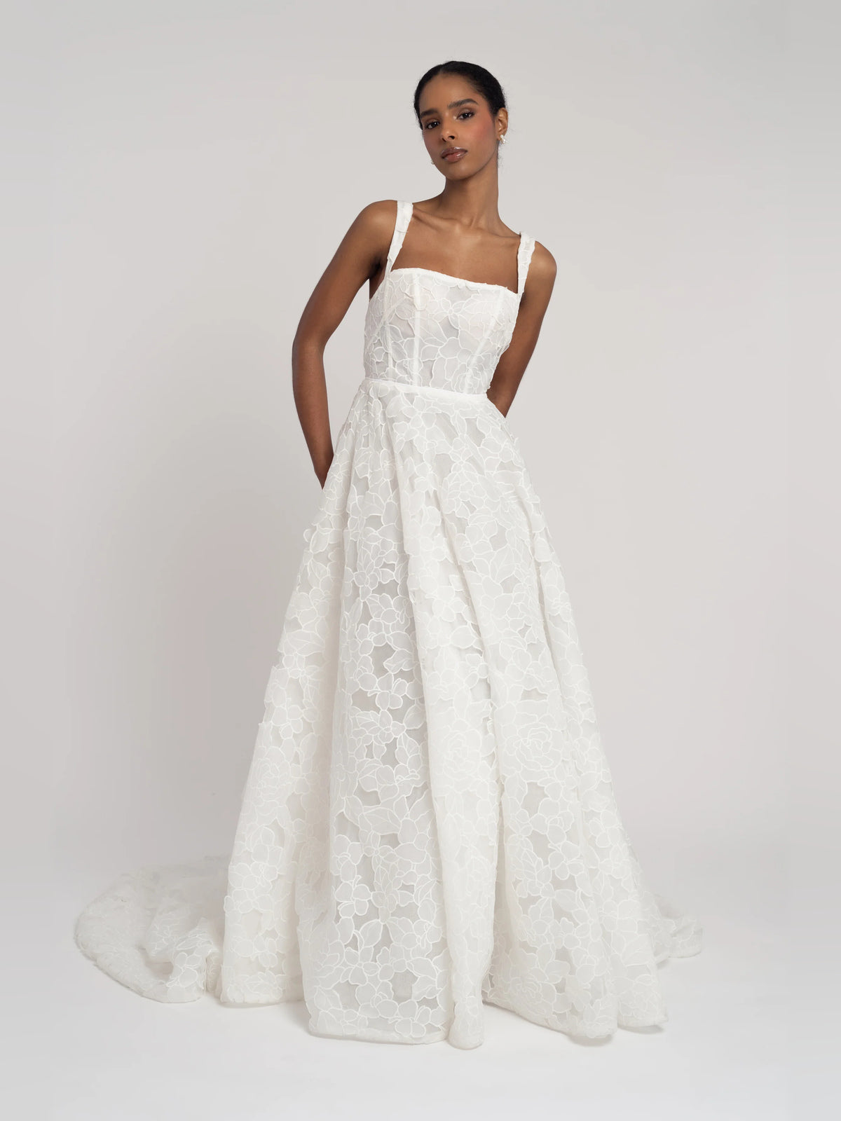 Corset Cut-Out Strapless Ball-Gown Floor-Length Formal Dress for Benefit Dinner
