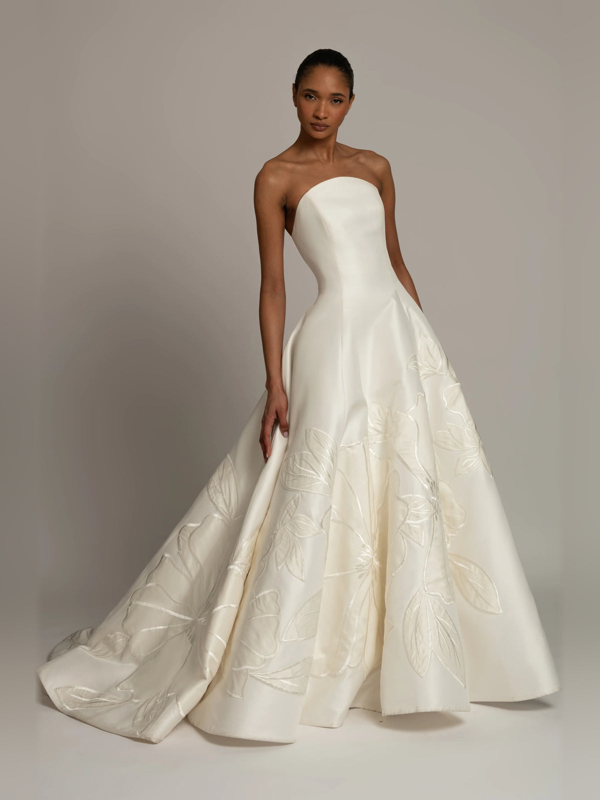 Ball-Gown Floor-Length Formal Dress for Opening Night