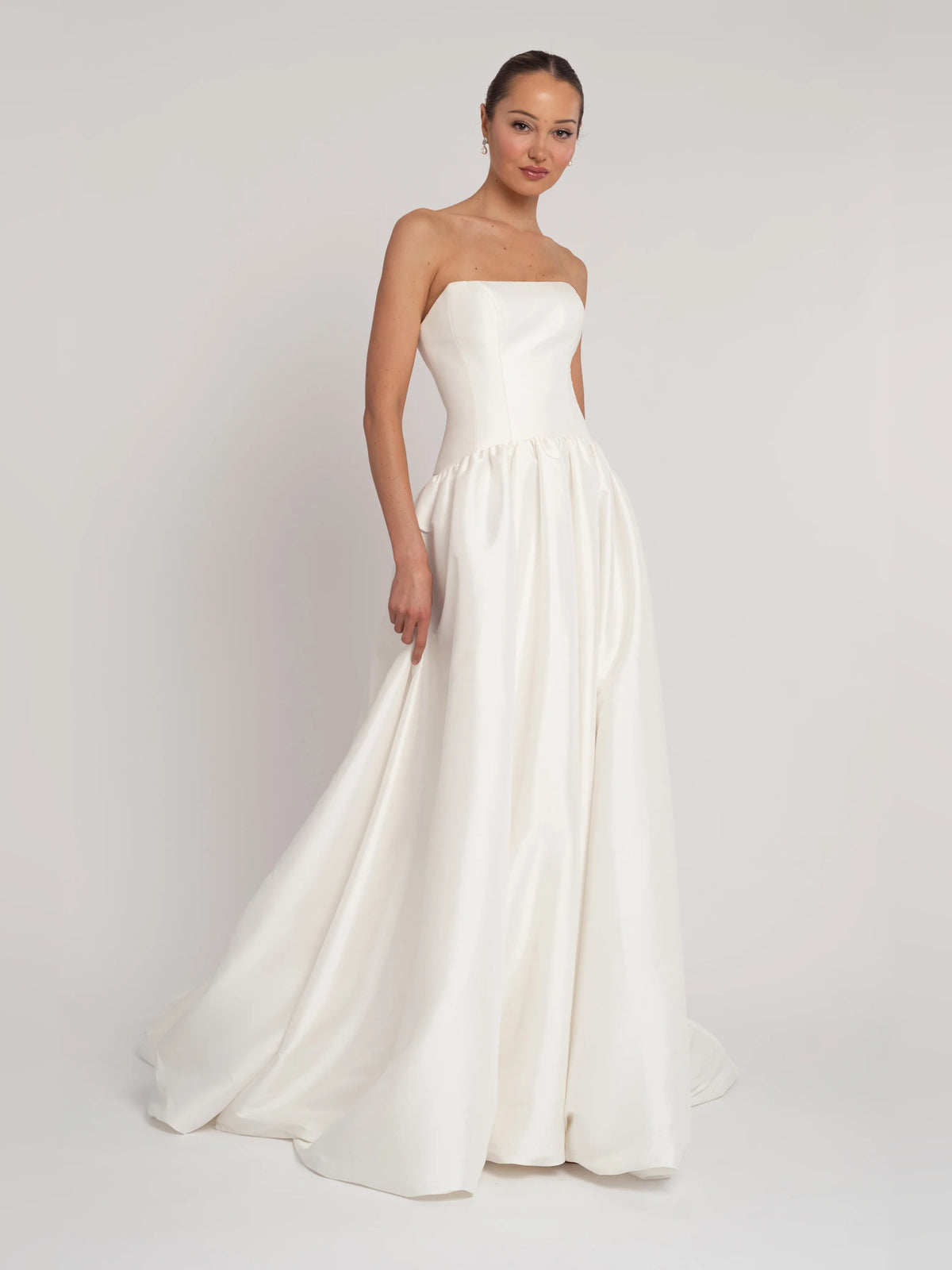 Ball-Gown High-Low Formal Dress for Garden Reception