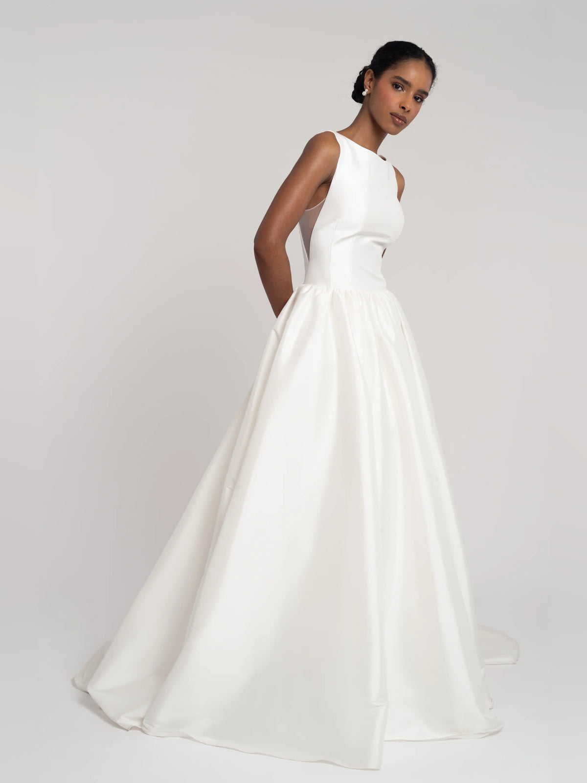 Ball-Gown Floor-Length Formal Dress for Formal Reception