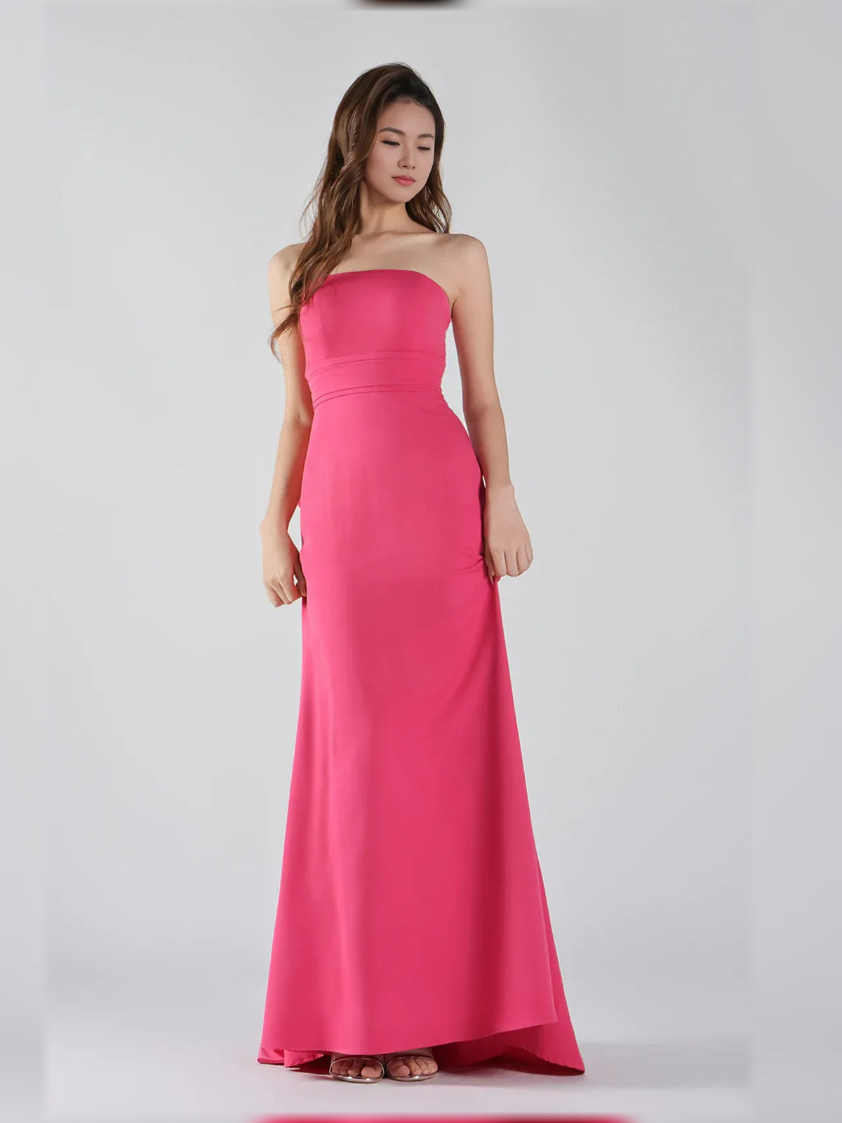 Strapless Mermaid Floor-Length Glamorous Formal Dress