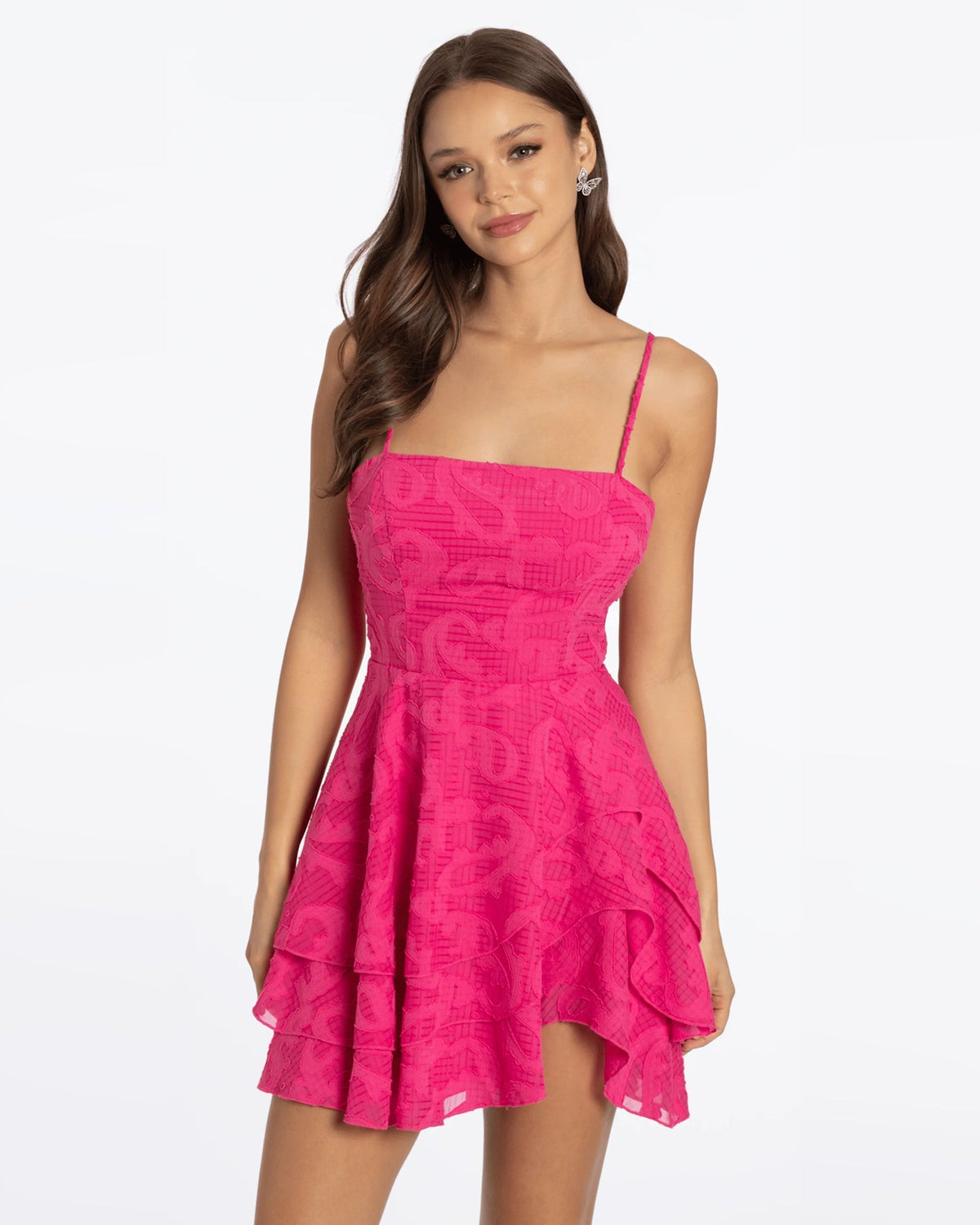 square neck fit-and-flare maxi homecoming dress - image 5