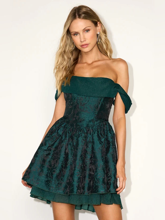 Off Shoulder Mini Homecoming Dress for School Formal